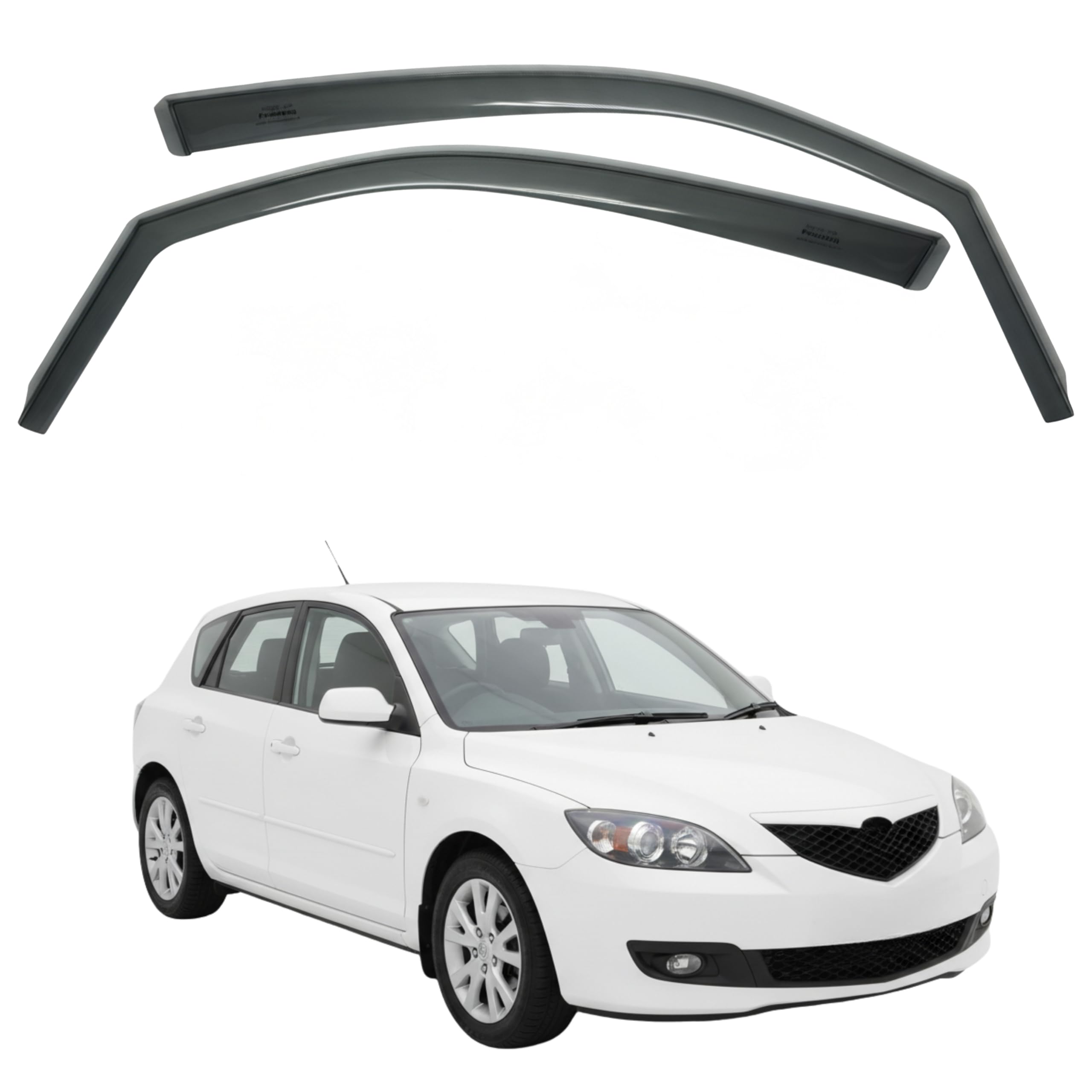 比德堡崁入式晴雨窗【國際標準款】MAZDA馬自達 Mazda 3 5DMazda Axela 一代 2004-2009.10