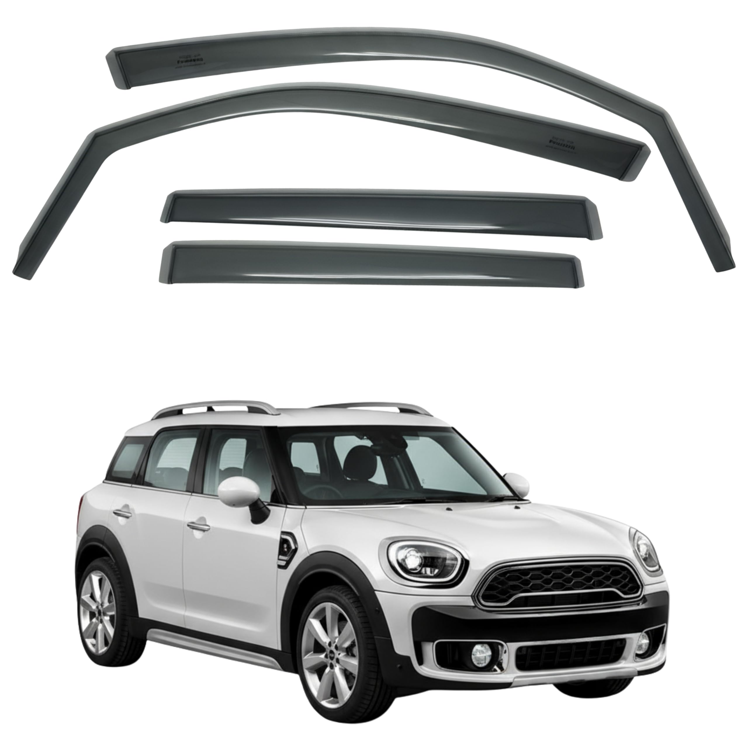 比德堡崁入式晴雨窗【短截款】MINI COOPER Mini Countryman 二代 F60 2017-2023.10