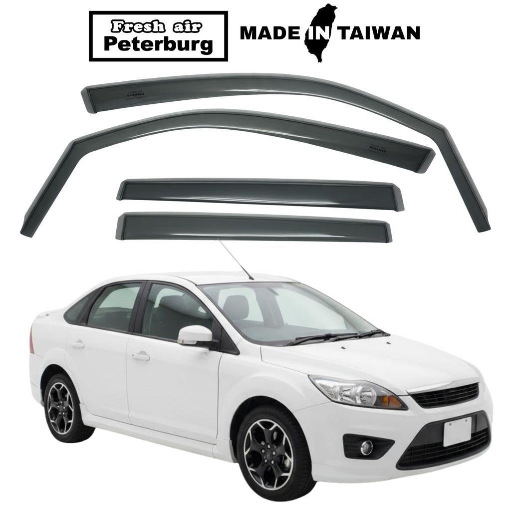 比德堡崁入式晴雨窗【短截款】FORD福特 FOCUS MK2 (4D,5D) 2004-2012