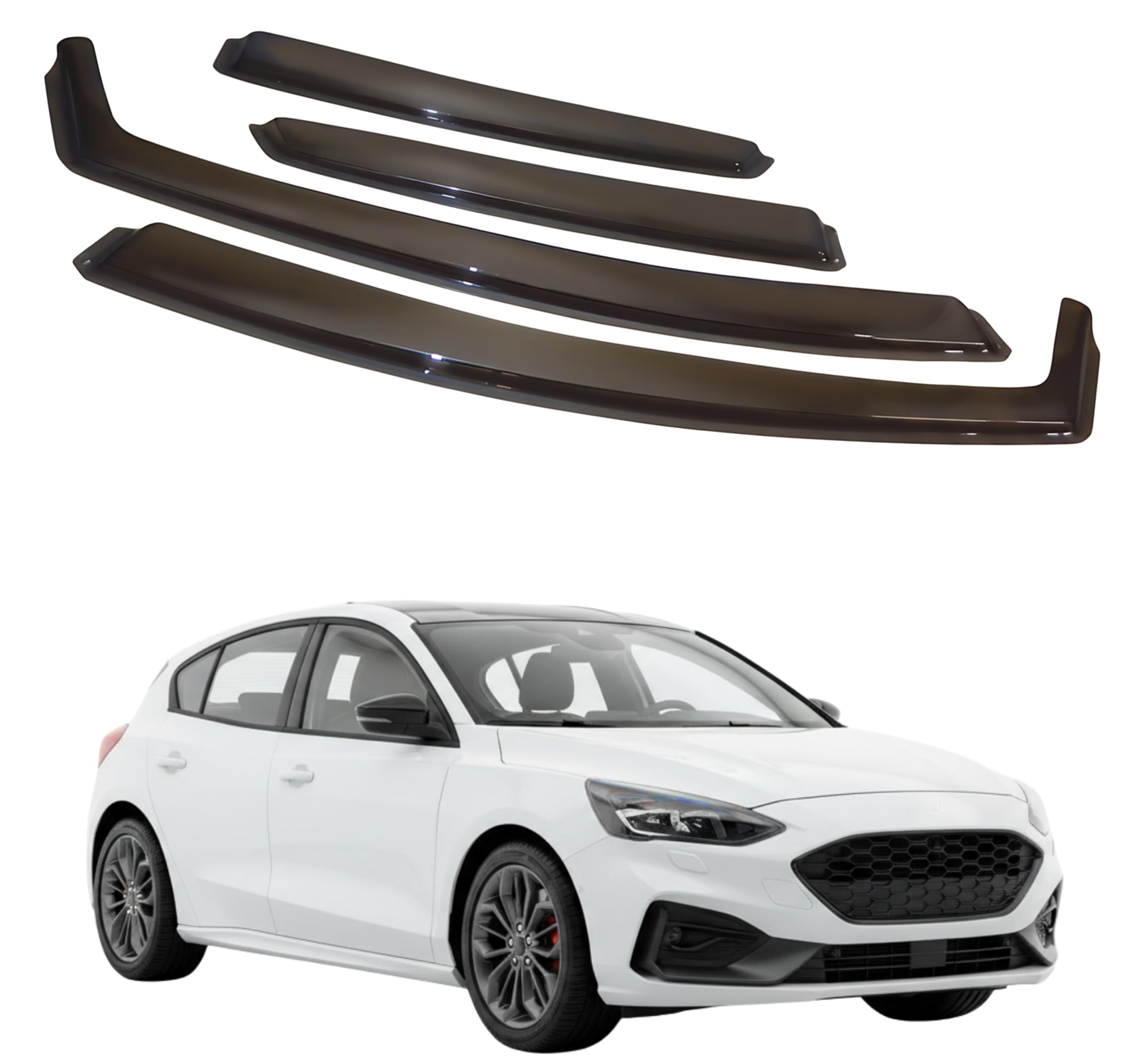 比德堡崁入式晴雨窗【國際標準款】FORD福特 FOCUS (MK4) ACTIVE 2021.1-
