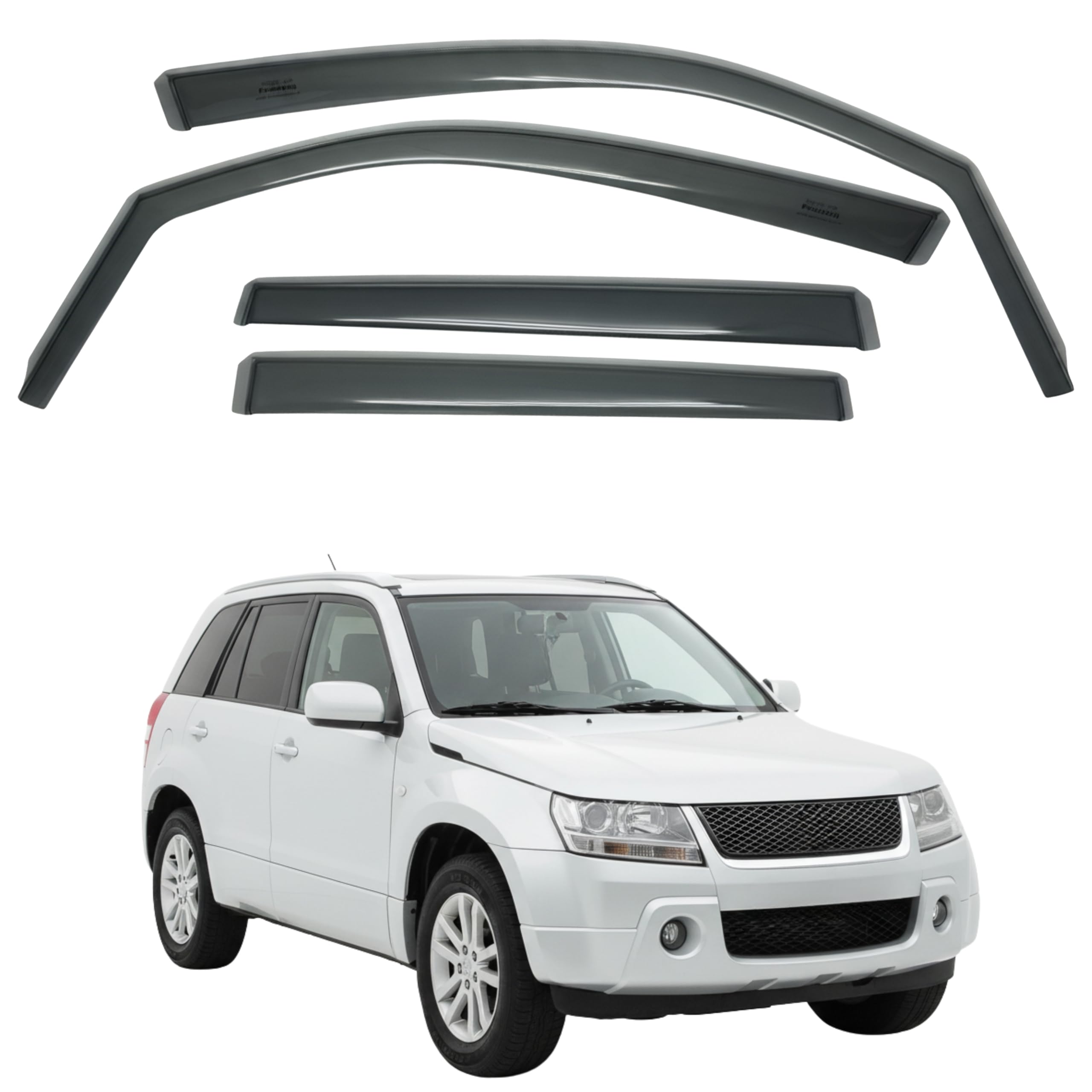 比德堡崁入式晴雨窗【國際標準款】SUZUKI鈴木 VITARA / GRAND VITARA JP 2006-2015