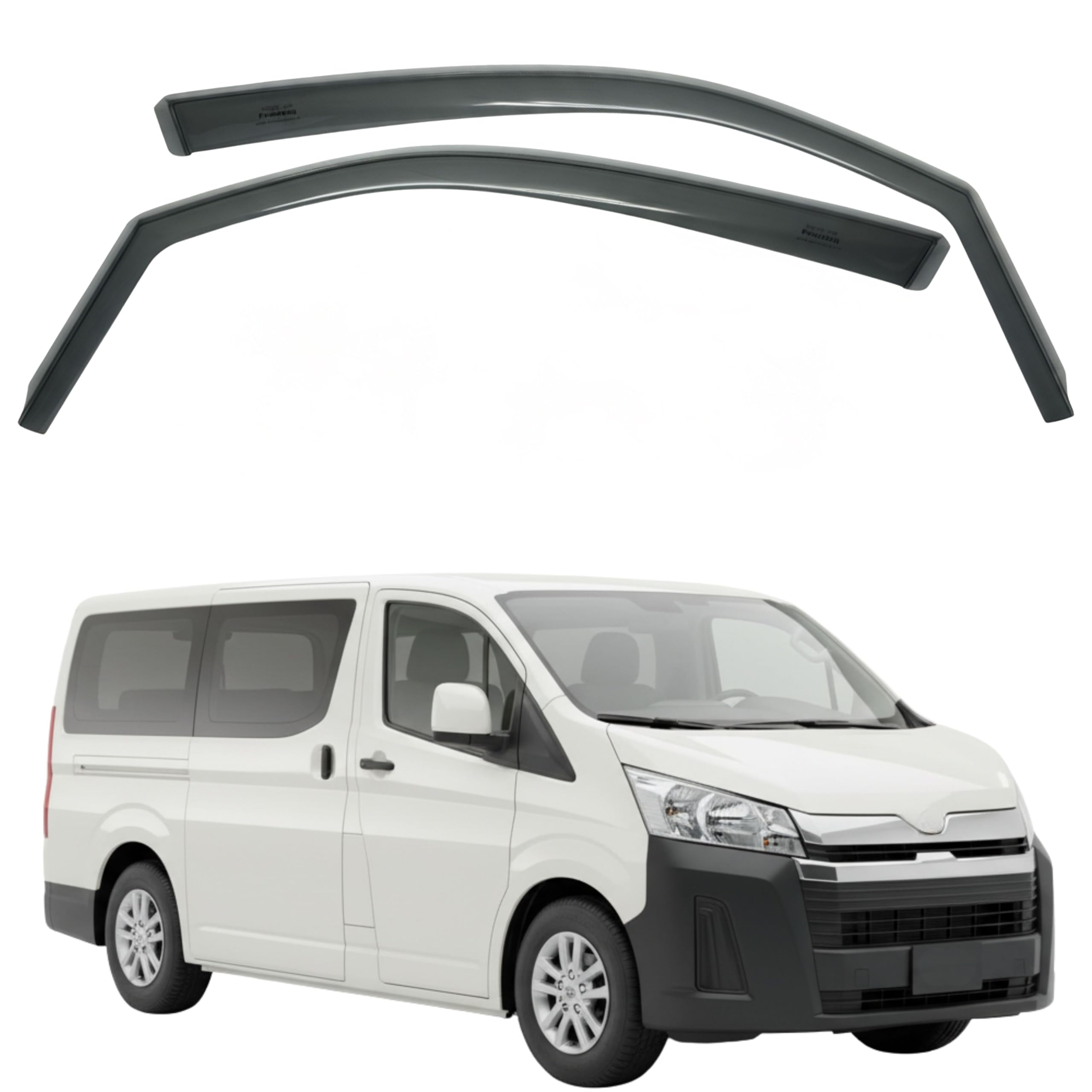 比德堡崁入式晴雨窗【短截款】TOYOTA豐田 HIACE H300 / GRANVIA 半截式 2019-