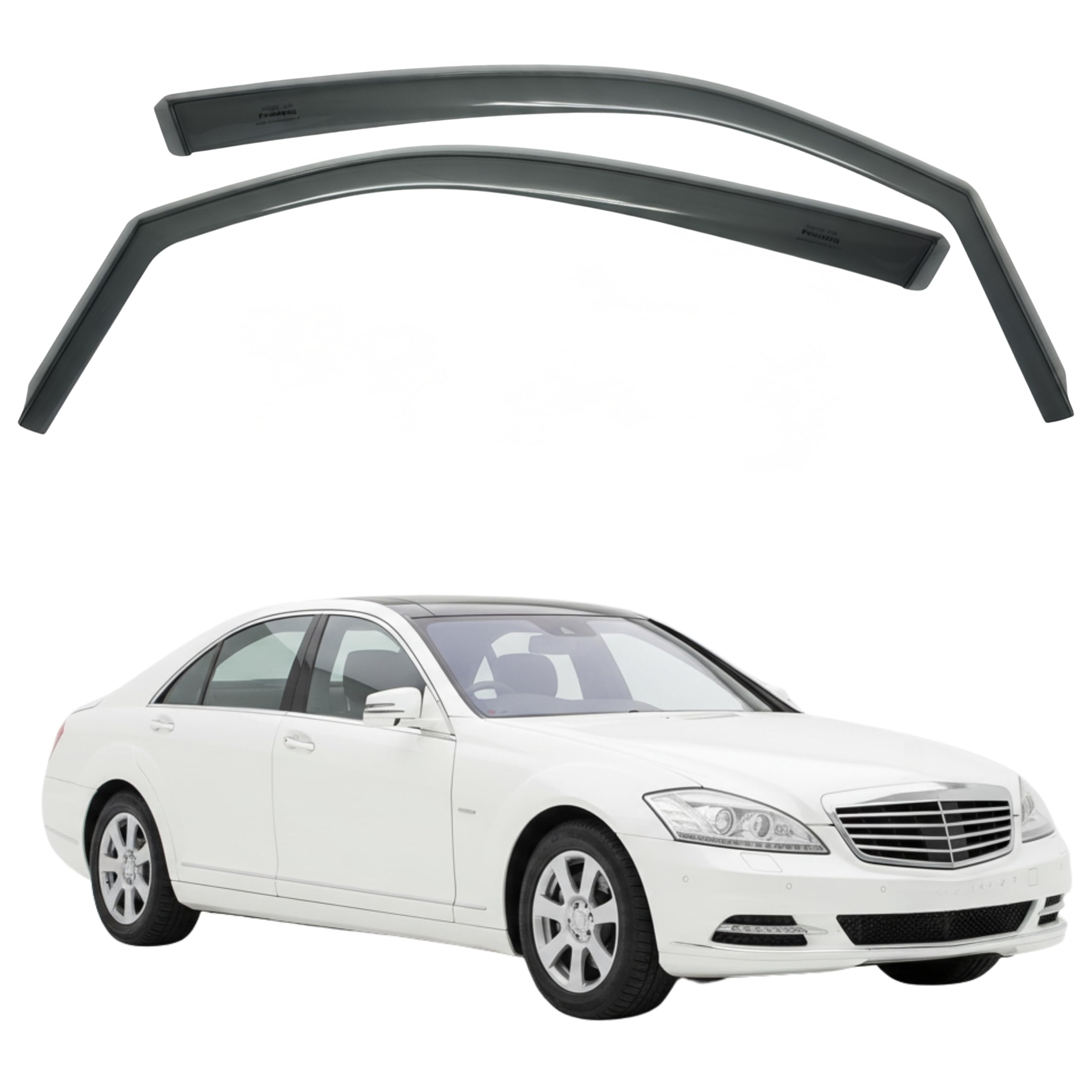 比德堡崁入式晴雨窗【國際標準款】M.BENZ賓士 S-Class/S350/ W221 2005-2013