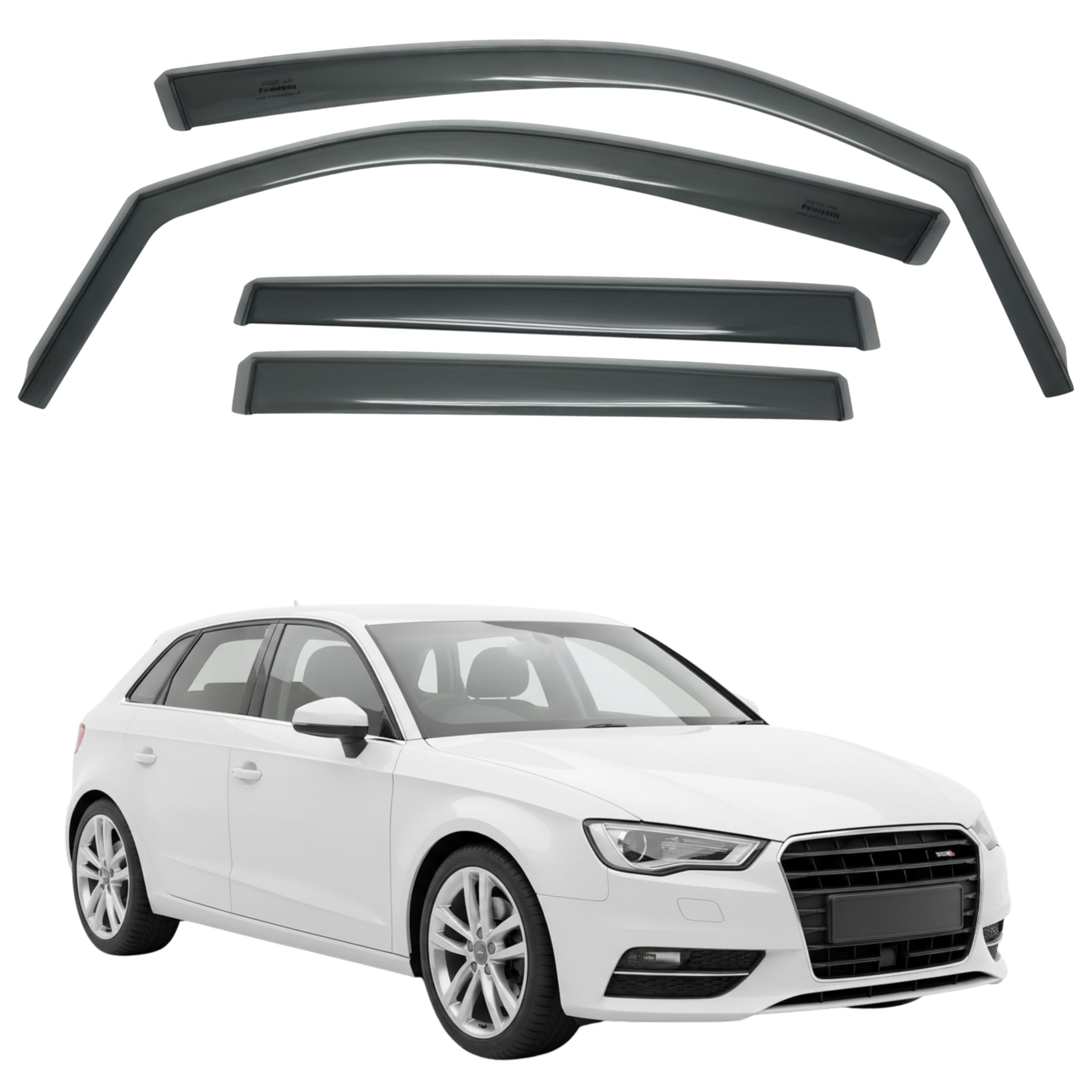 比德堡崁入式晴雨窗【國際標準款】AUDI奧迪 A3 /8V 5D Sportback  三代 2014-2020