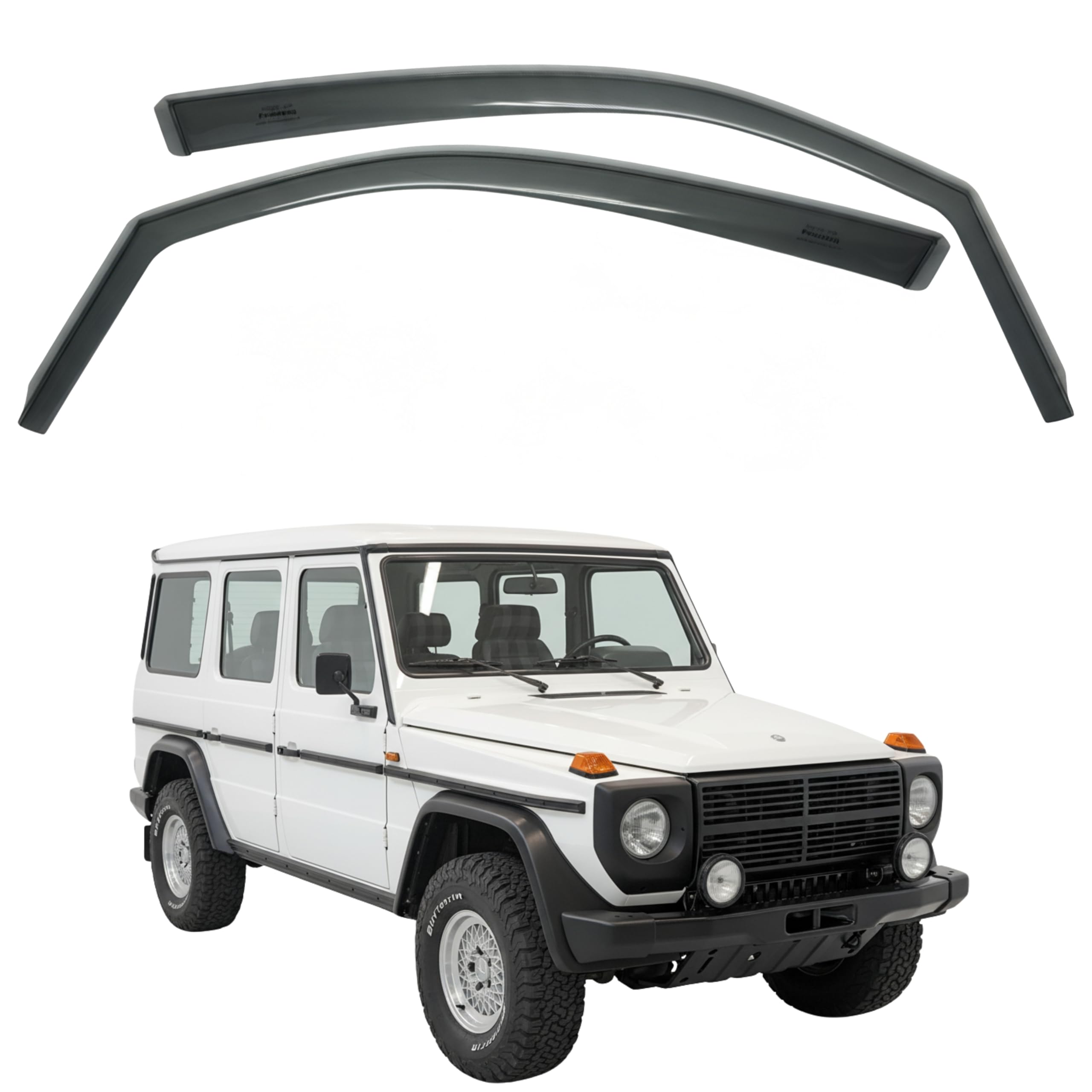 比德堡崁入式晴雨窗【國際標準款】M.BENZ賓士 G-Class/230GE/ W460/W464/W465(軍用版):W461(民用版) 1979-19911991-2001+