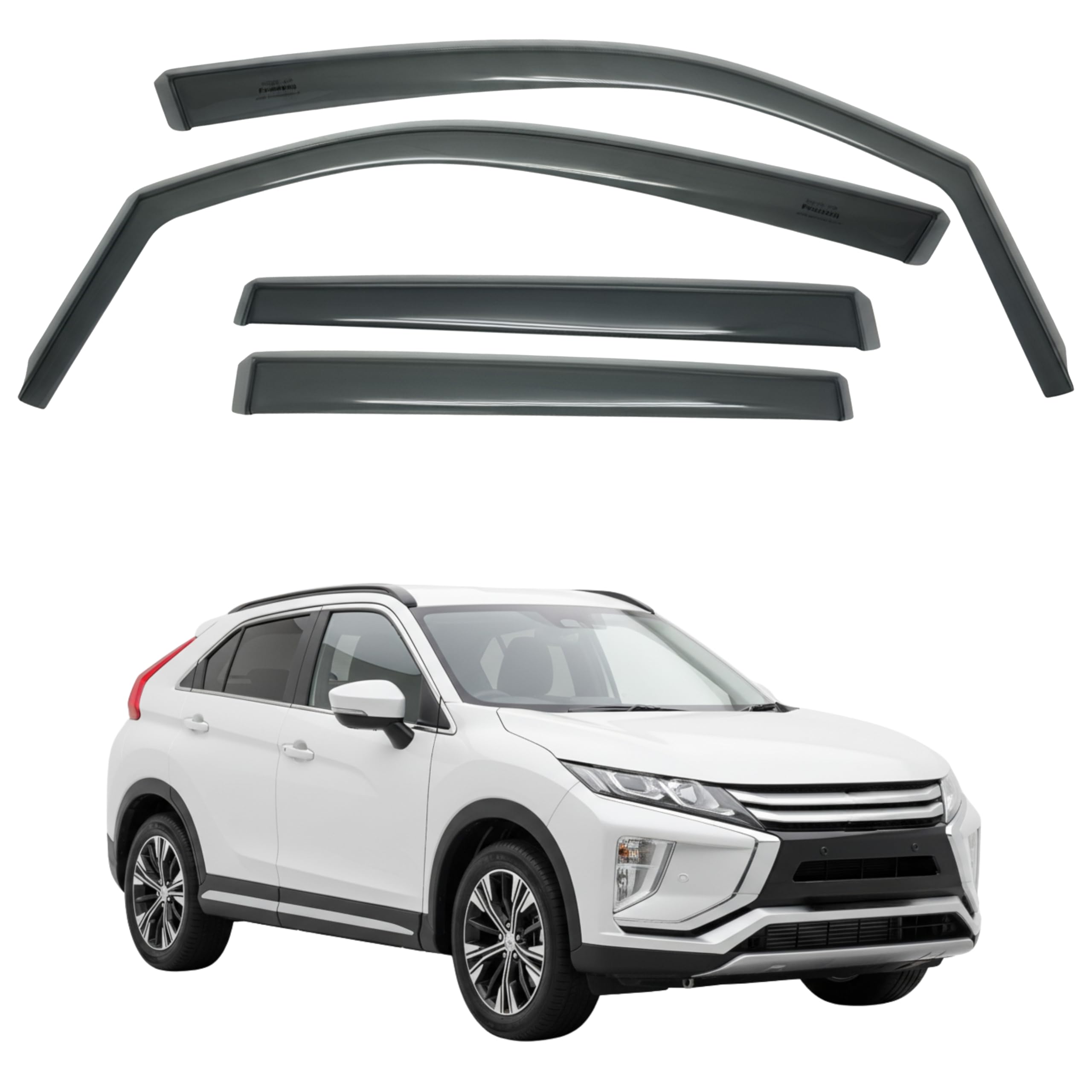 比德堡崁入式晴雨窗【短截款】MITSUBISHI三菱 Eclipse Cross / 日蝕，LW系列 2017-