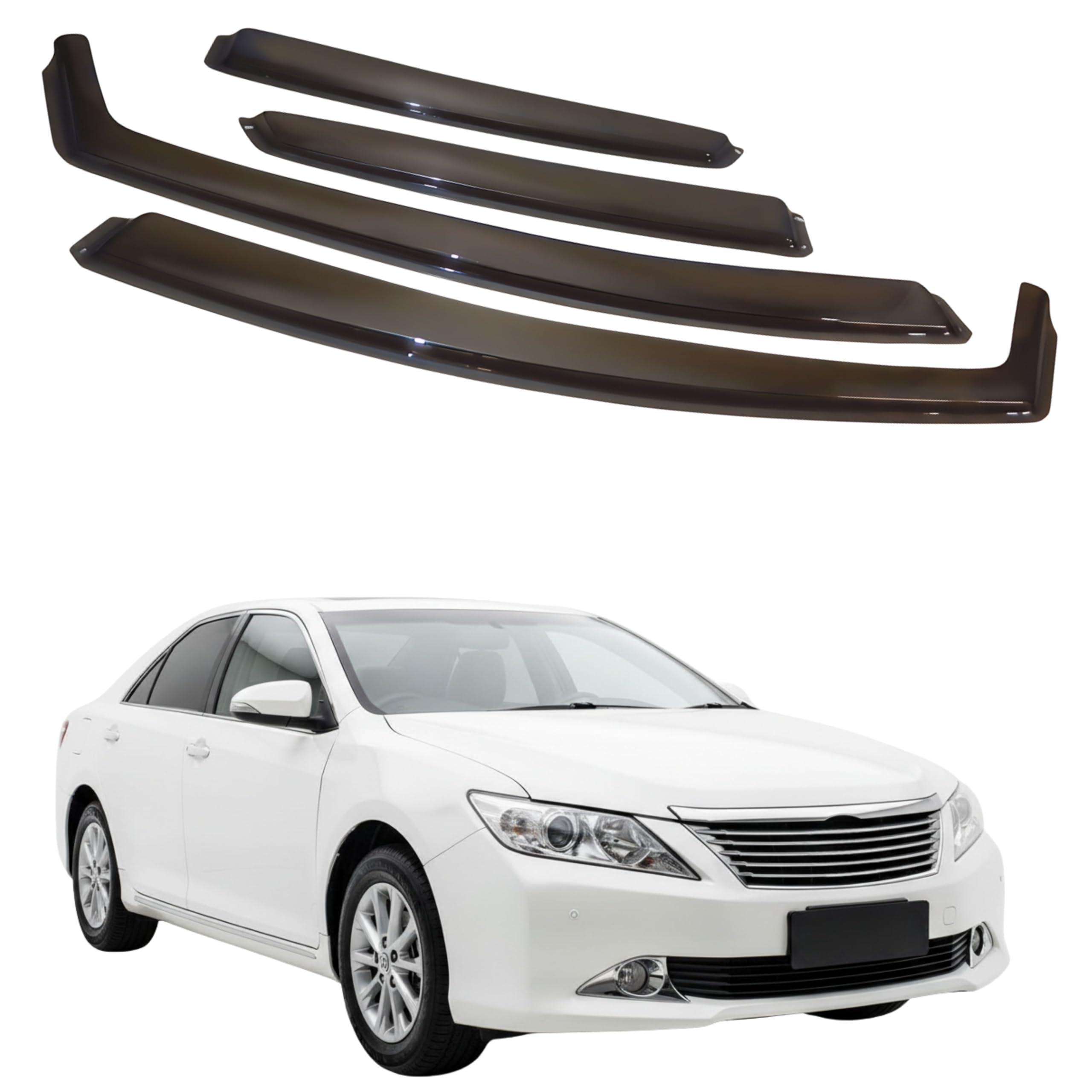 比德堡崁入式晴雨窗【短截款】TOYOTA豐田 CAMRY HYBRID 七代 2012-2017