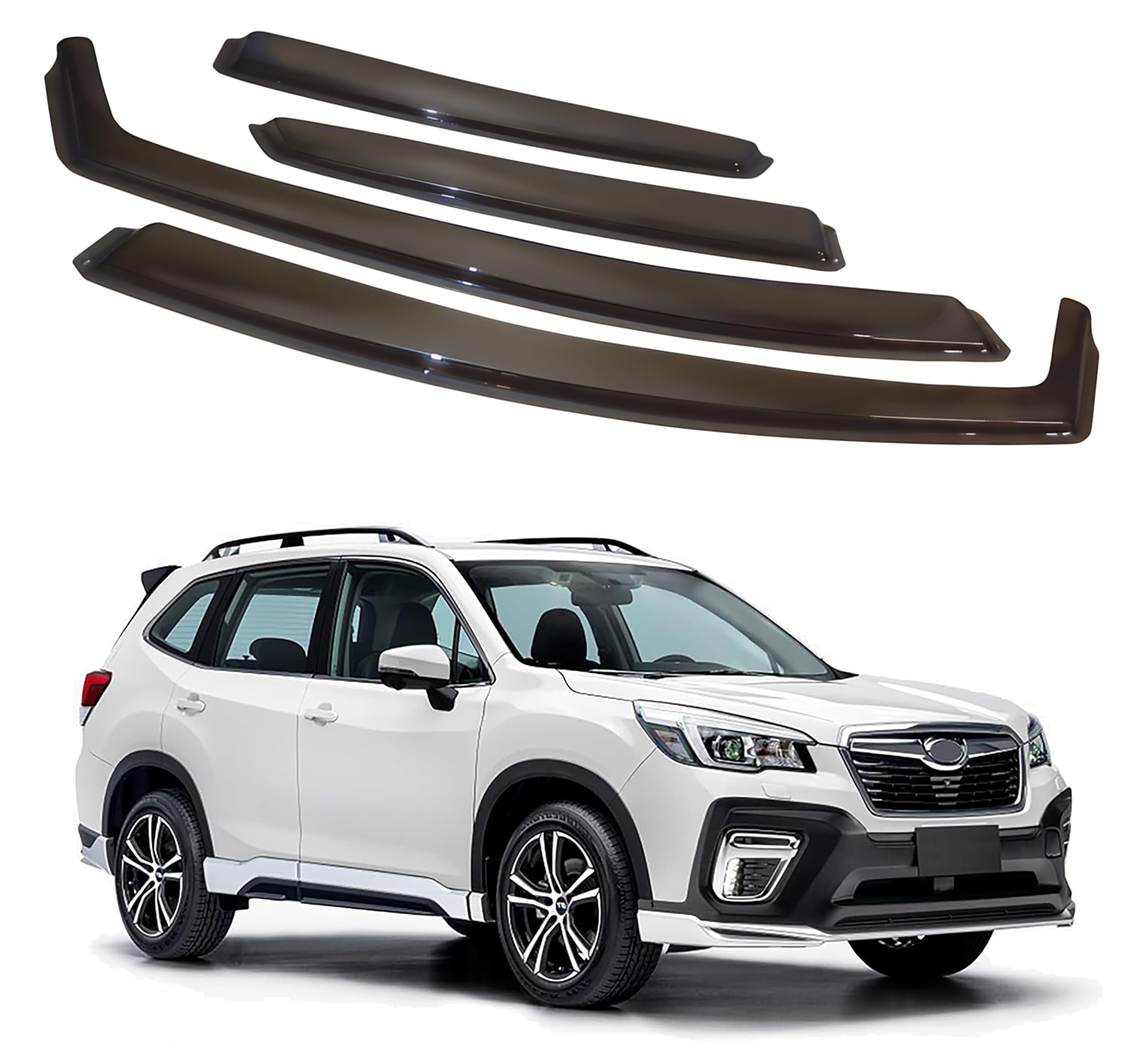 比德堡崁入式晴雨窗【國際標準款】SUBARU速霸陸 FORESTER 五代 2019-