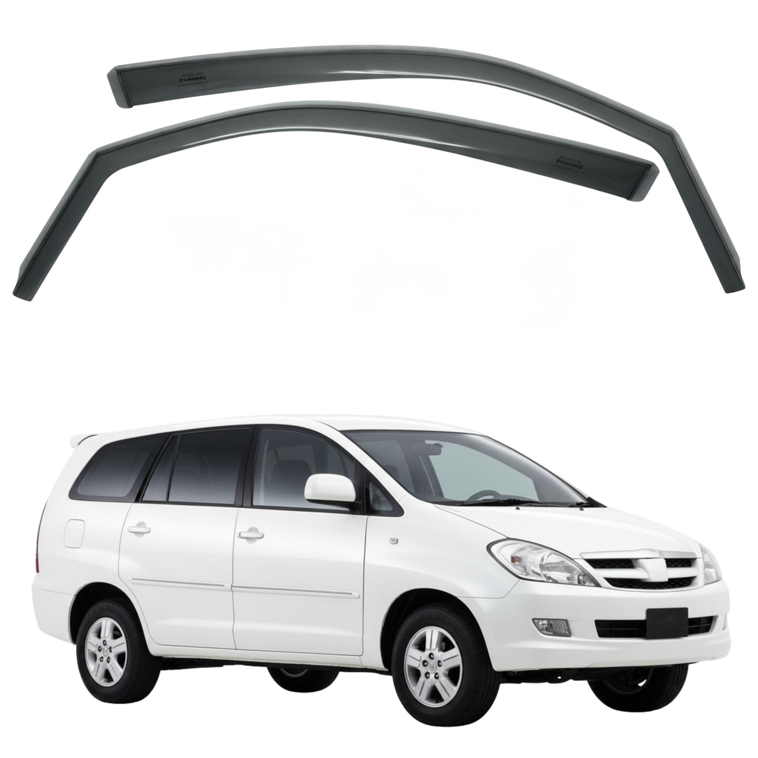 比德堡崁入式晴雨窗【短截款】TOYOTA豐田 INNOVA 2007-2015
