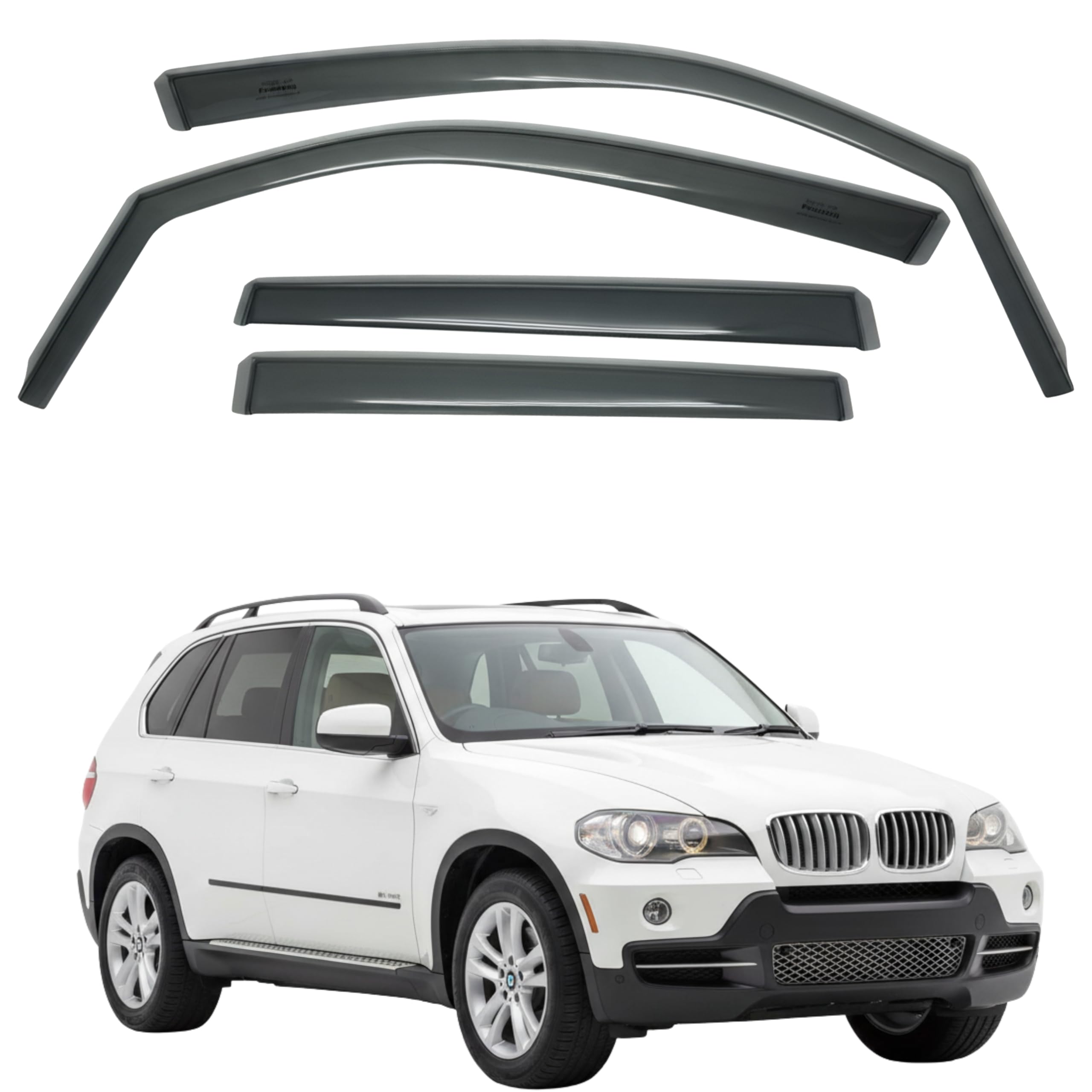 比德堡崁入式晴雨窗【國際標準款】BMW寶馬 X5 E70 2007-2013