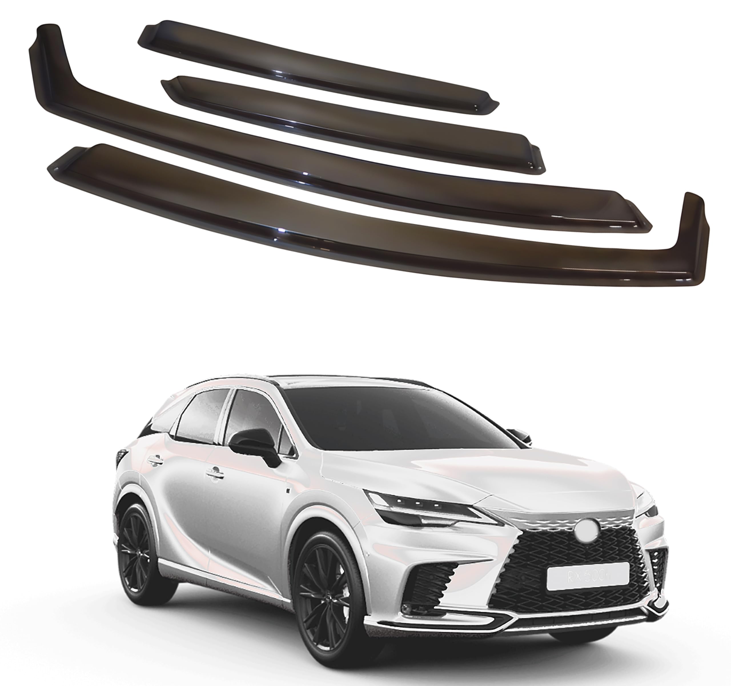 比德堡崁入式晴雨窗【短截款】LEXUS凌志 RX第五代 RX350/350h/450h/500h 2023-