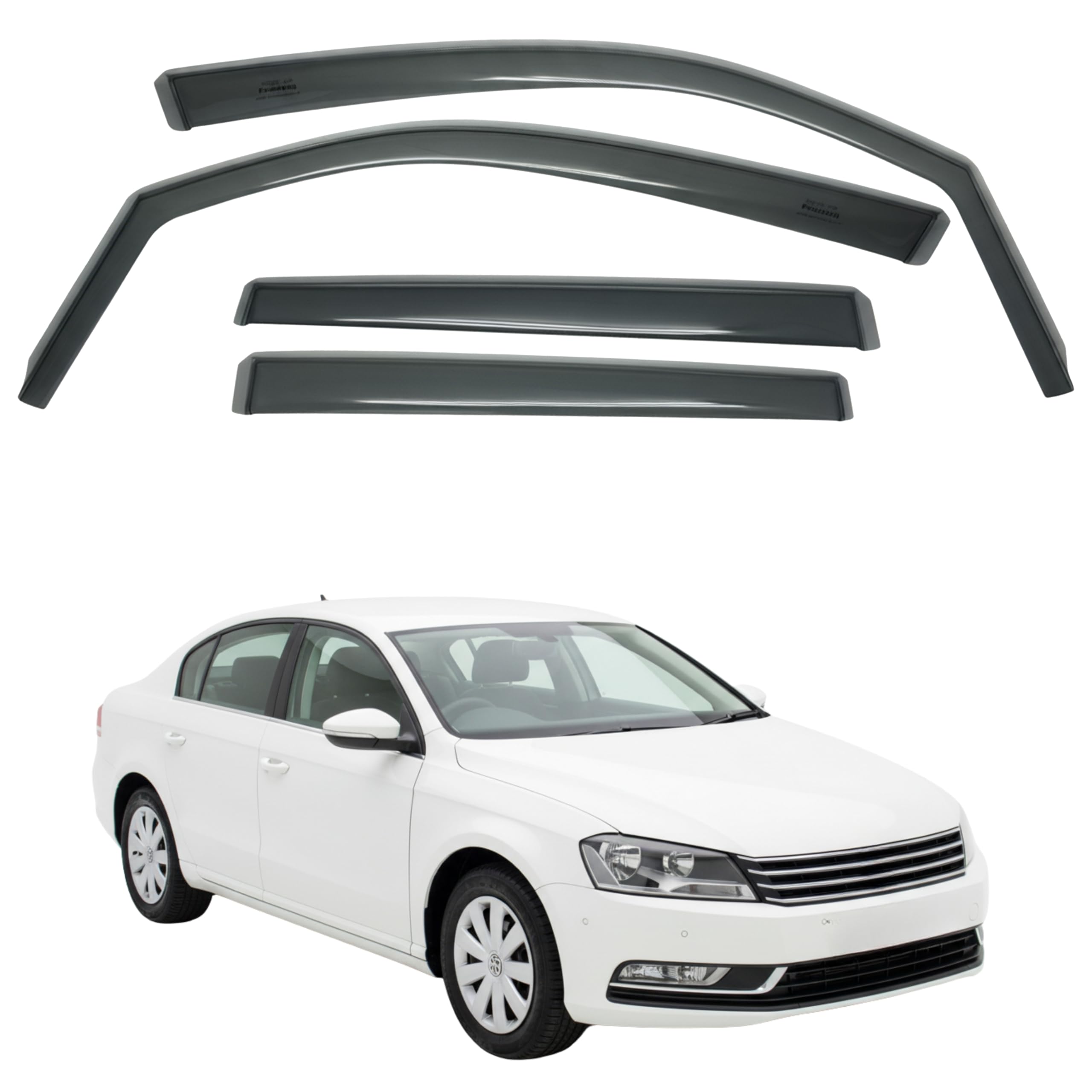 Fresh Air Peterburg In-Channel Window Visors [International Standard] VW PASSAT B7 2011-2015