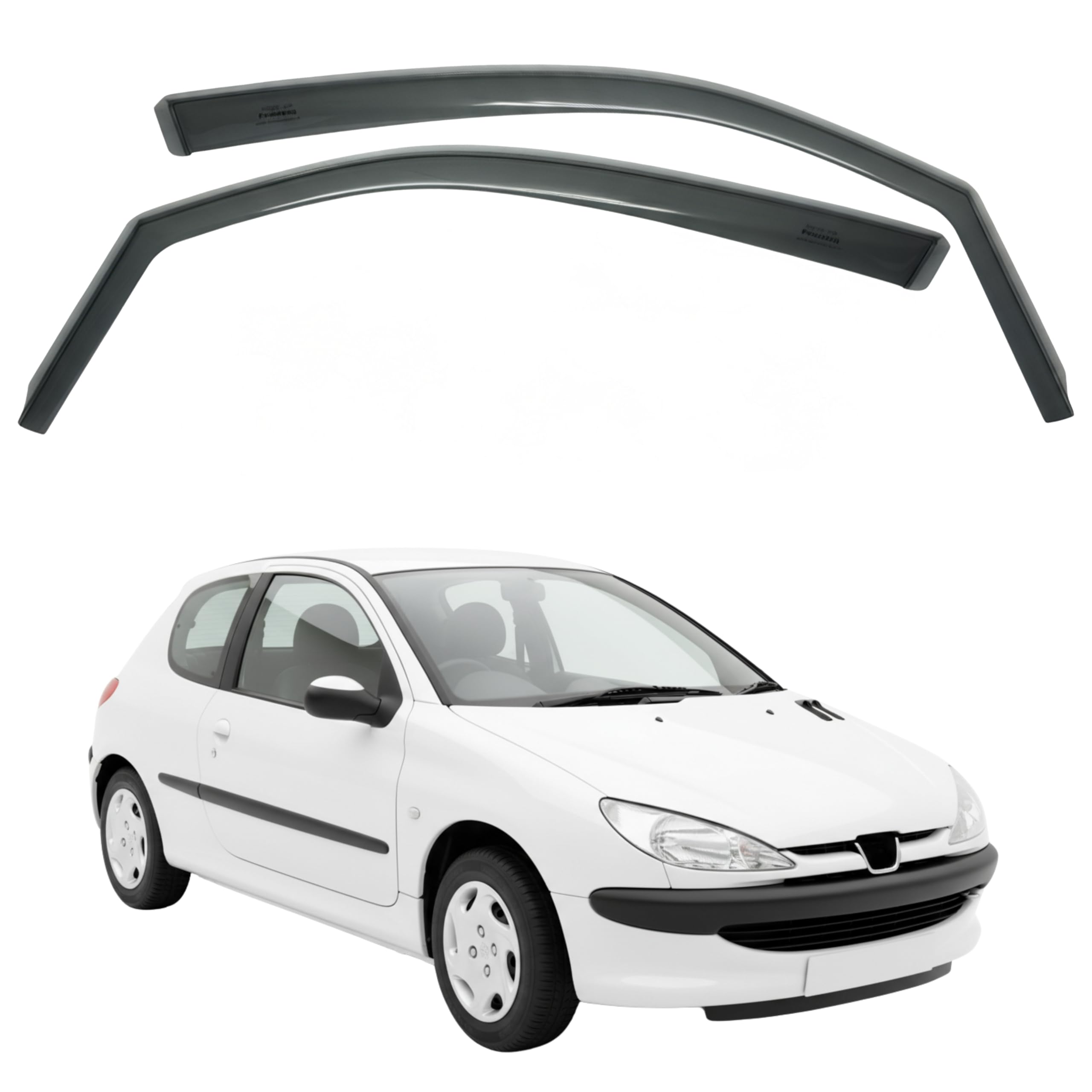 比德堡崁入式晴雨窗【國際標準款】PEUGEOT寶獅 206 3D 1998-2007