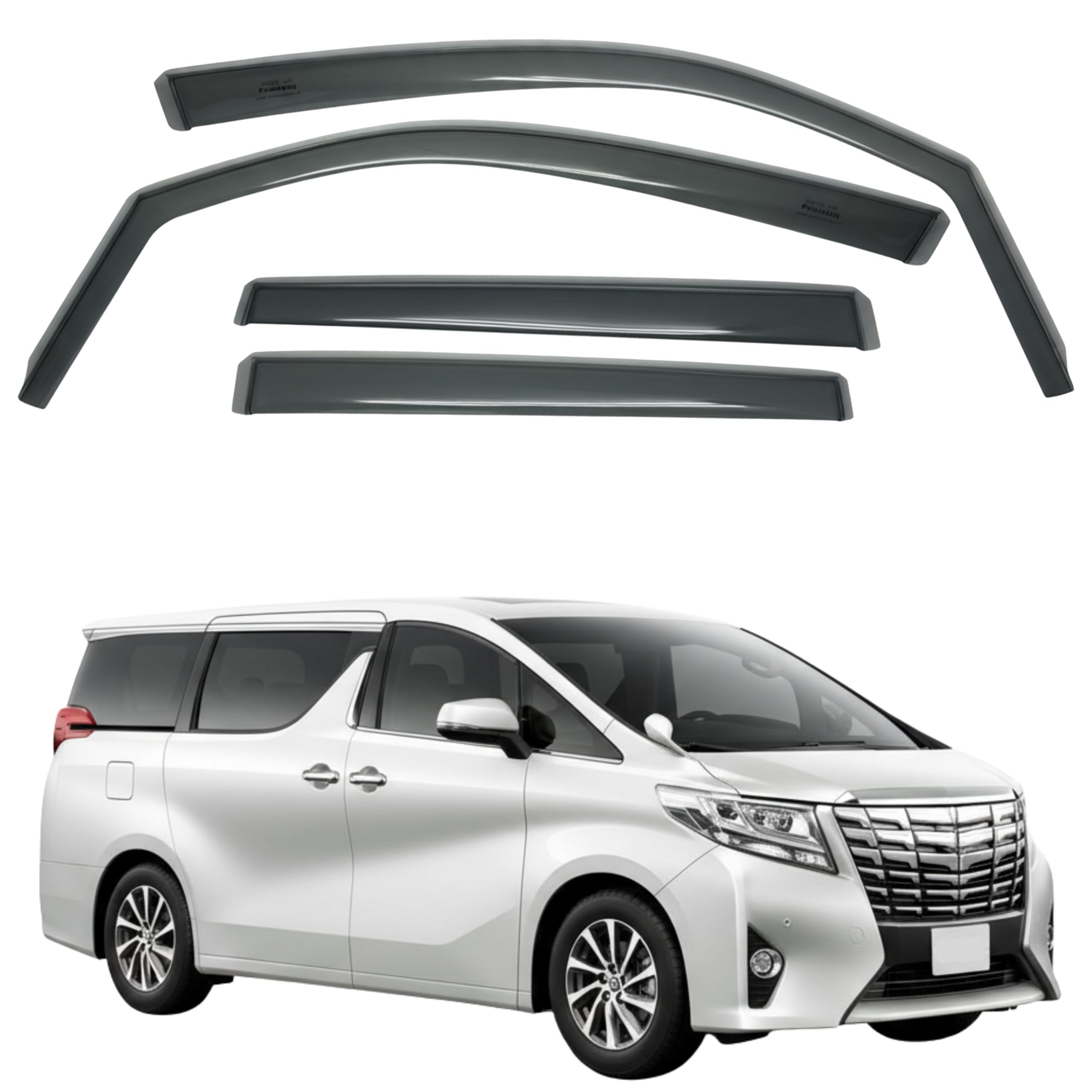 比德堡崁入式晴雨窗【短截款】LEXUS凌志 LM 2019-2022