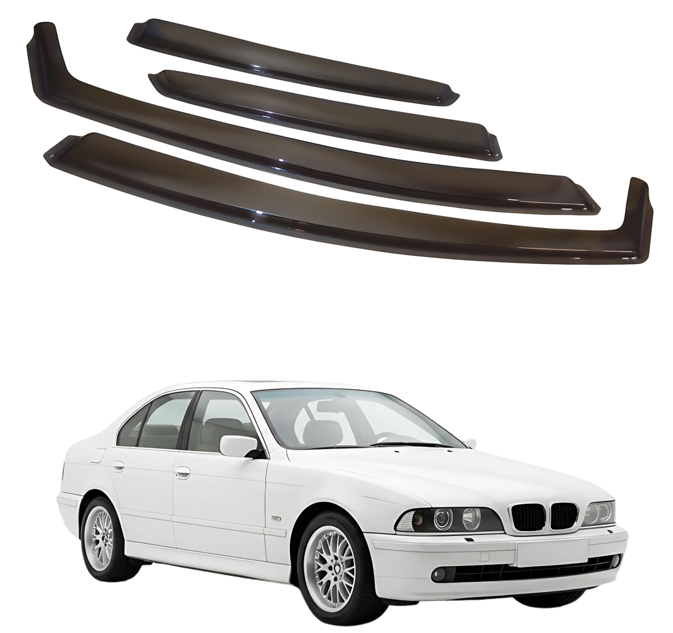 比德堡崁入式晴雨窗【國際標準款】BMW寶馬 5 Series E39 4D 1995-2003