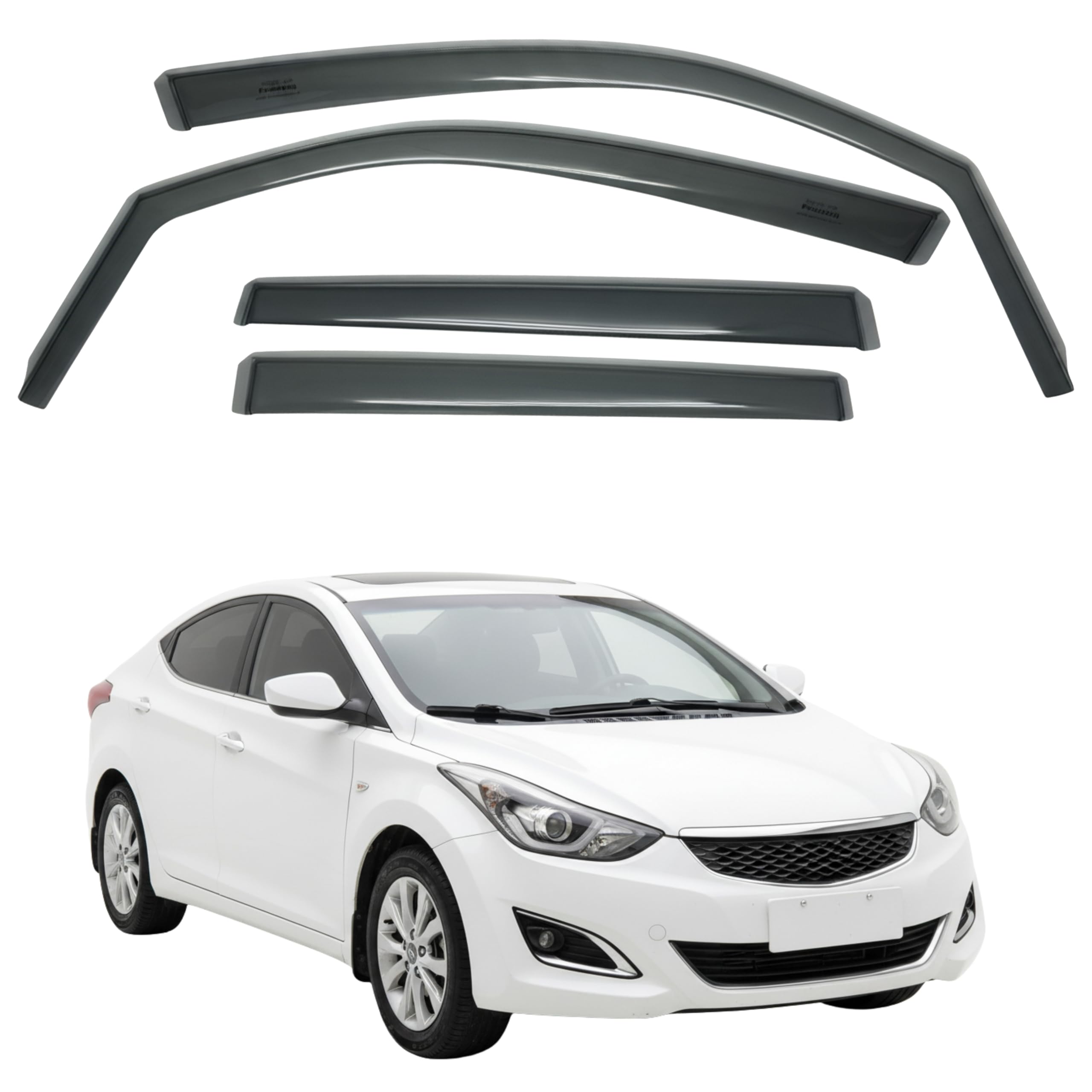 比德堡崁入式晴雨窗【國際標準款】HYUNDAI現代 ELANTRA 5代 2012-2016