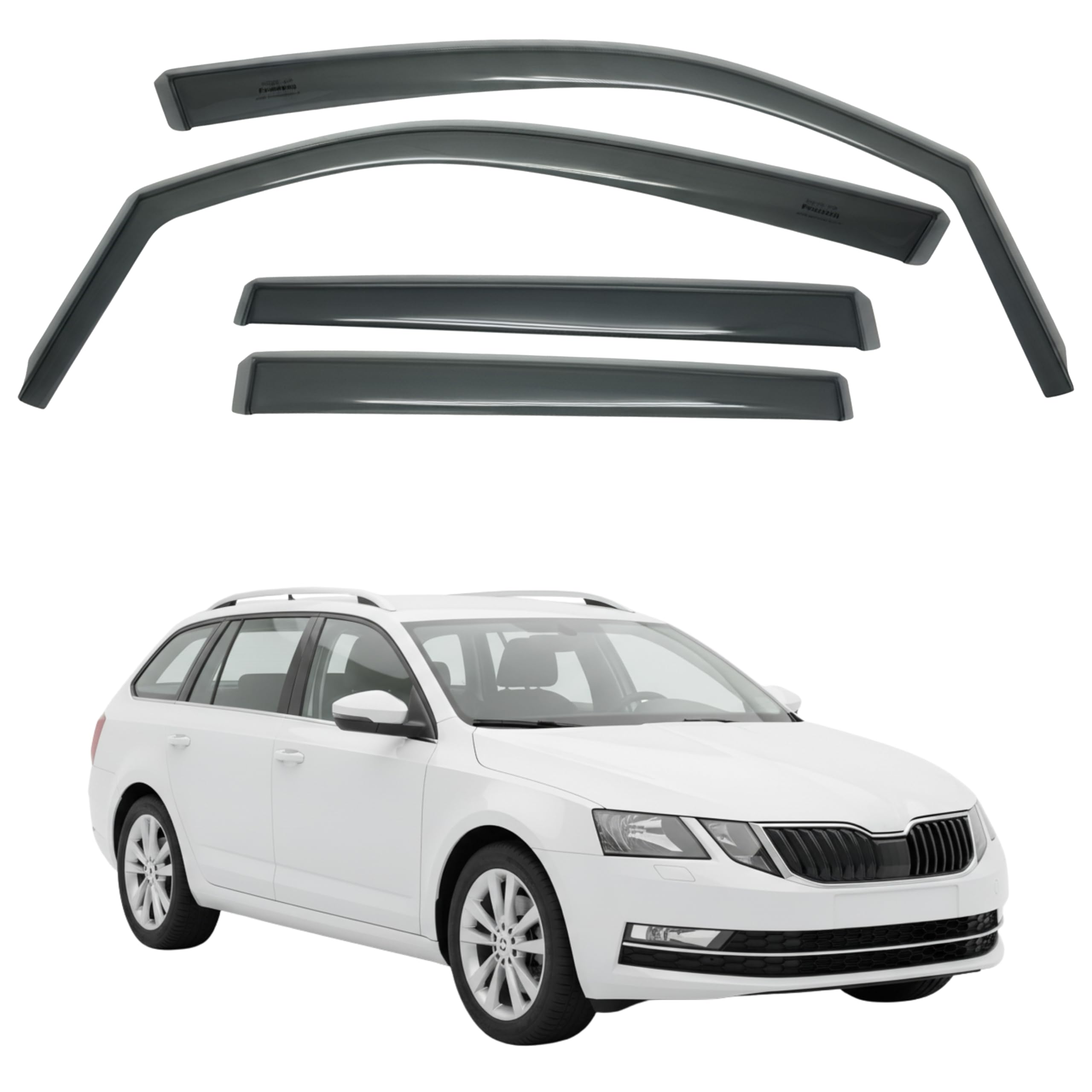 比德堡崁入式晴雨窗【短截款】SKODA斯哥達 Octavia Combi 5D 三代 2015-2021