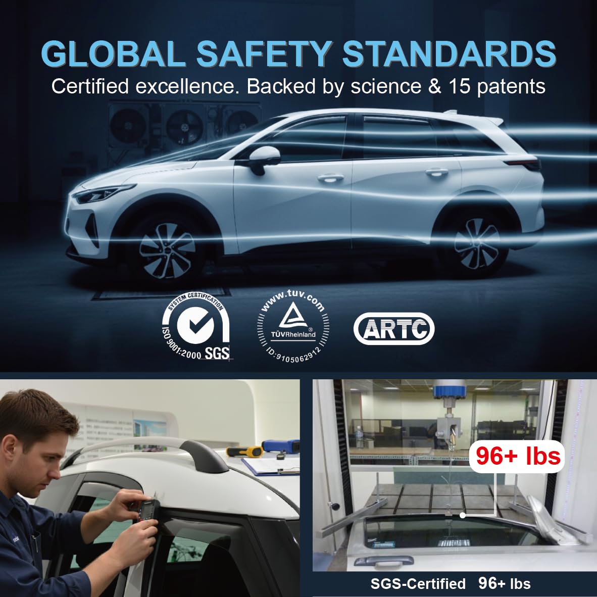 比德堡崁入式晴雨窗【國際標準款】VOLVO富豪 XC60 二代 2018-