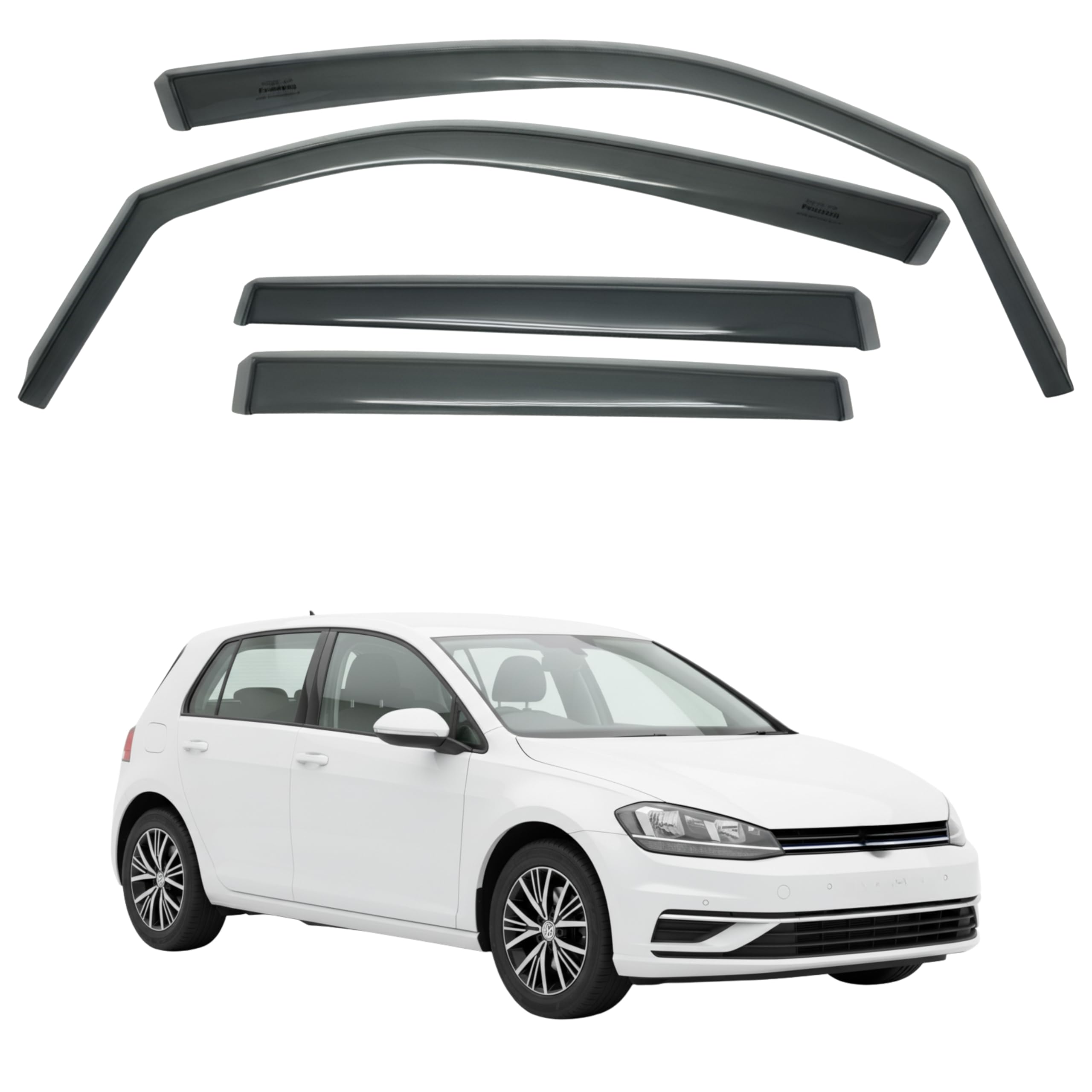 Fresh Air Peterburg In-Channel Window Visors [Short-Length] VW GOLF 8/ GOLF GTI 2021.7-