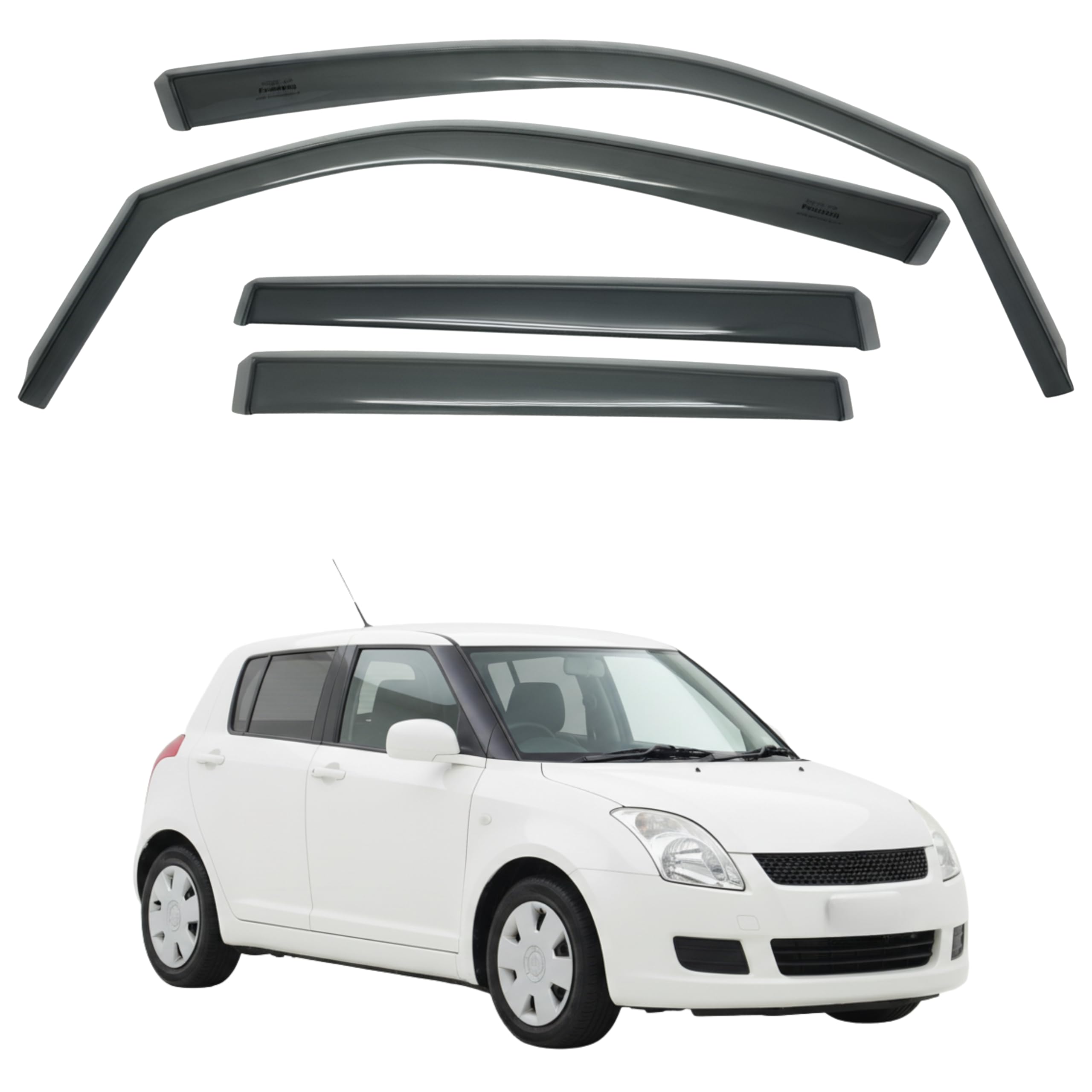 比德堡崁入式晴雨窗【國際標準款】SUZUKI鈴木 SWIFT 第二代 2004-2010