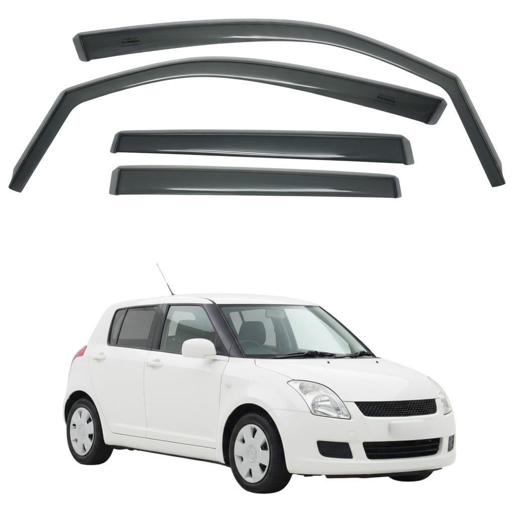 比德堡崁入式晴雨窗【短截款】SUZUKI鈴木 SWIFT 第二代 2004-2010