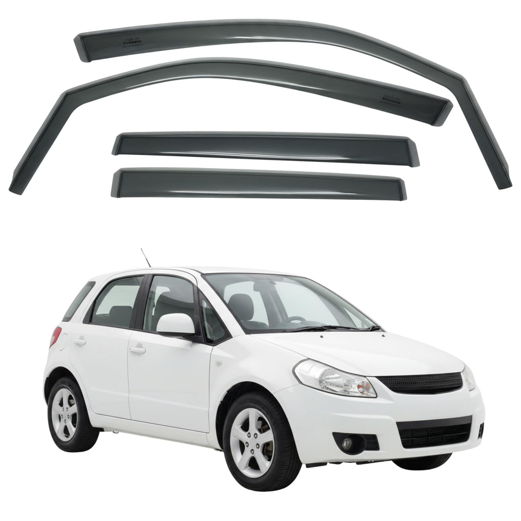 比德堡崁入式晴雨窗【短截款】SUZUKI鈴木 SX4 4D 2007-2014.5
