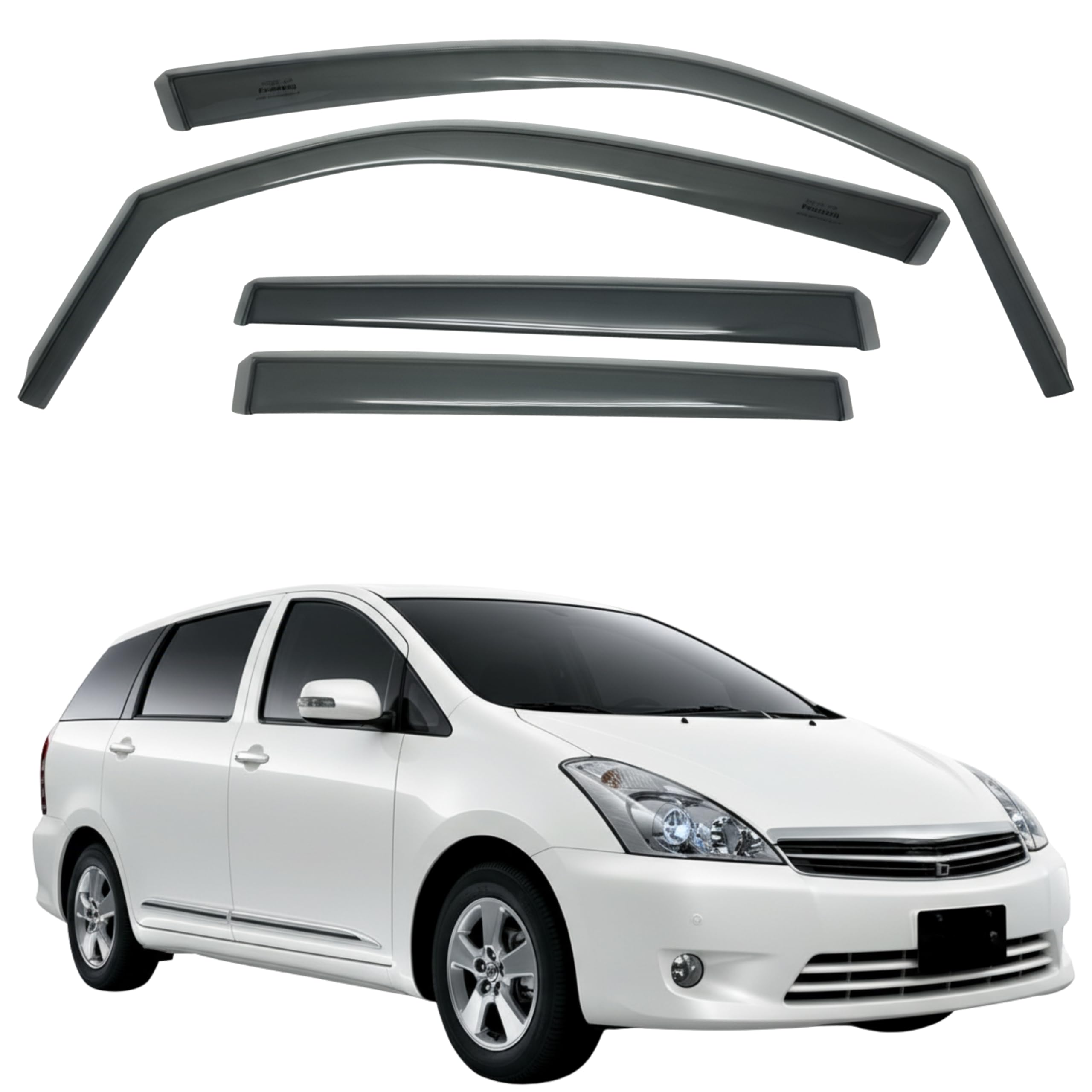 Fresh Air Peterburg In-Channel Window Visors [Short-Length] TOYOTA Wish 2004-2009
