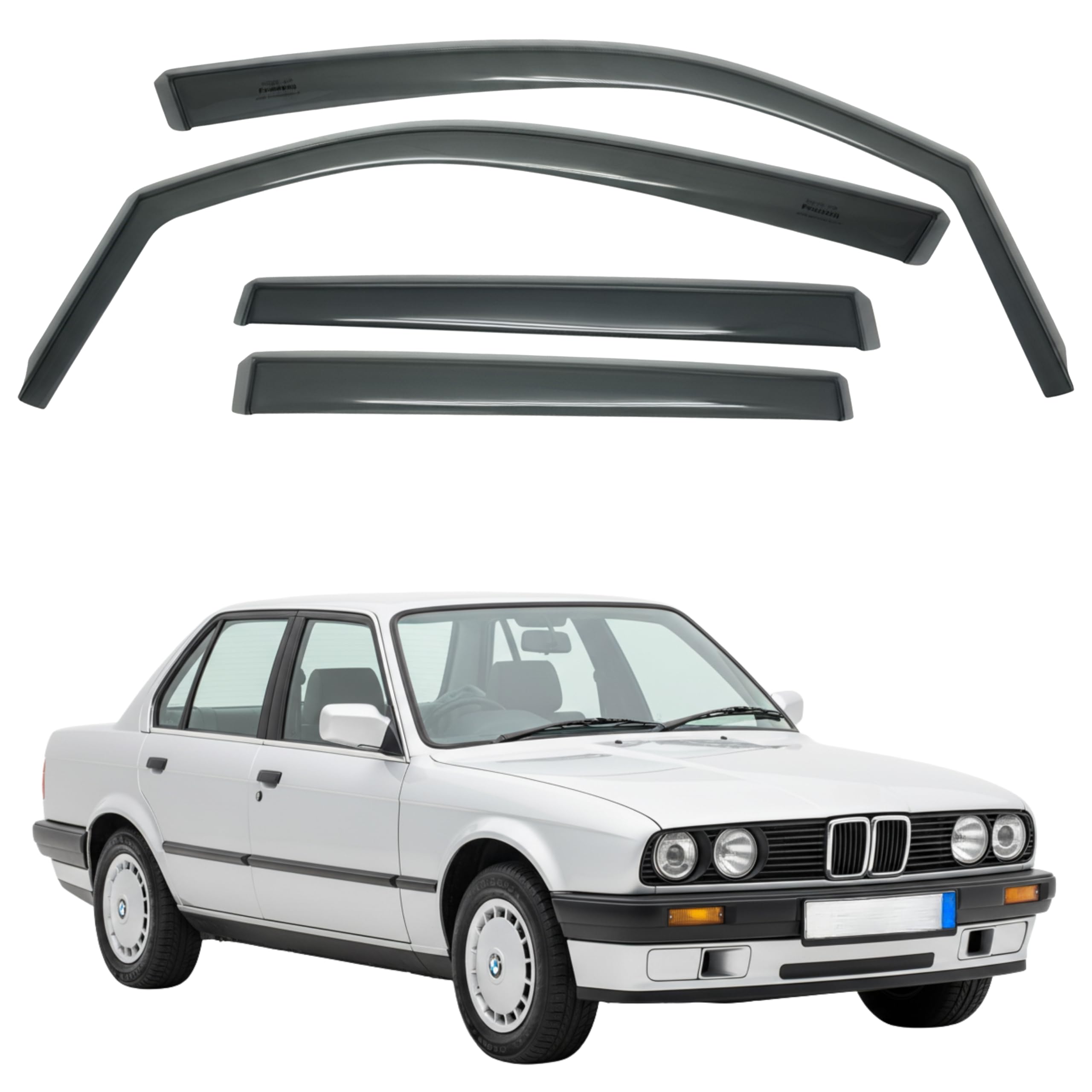 比德堡崁入式晴雨窗【短截款】BMW寶馬 3 Series E30 1983-1991