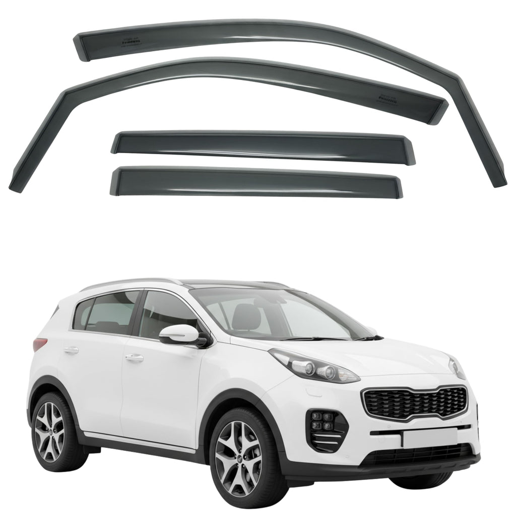 Fresh Air Peterburg In-Channel Window Visors [International Standard] KIA Sportage Fourth generation (QL; 2015) 2017-2022
