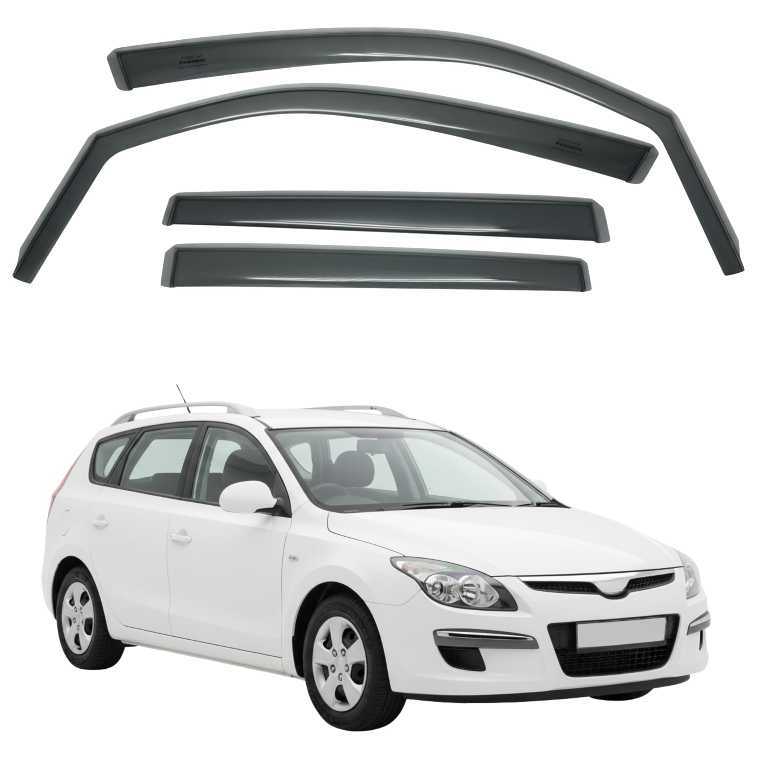 比德堡崁入式晴雨窗【短截款】HYUNDAI現代 i30 CW長軸 2009-