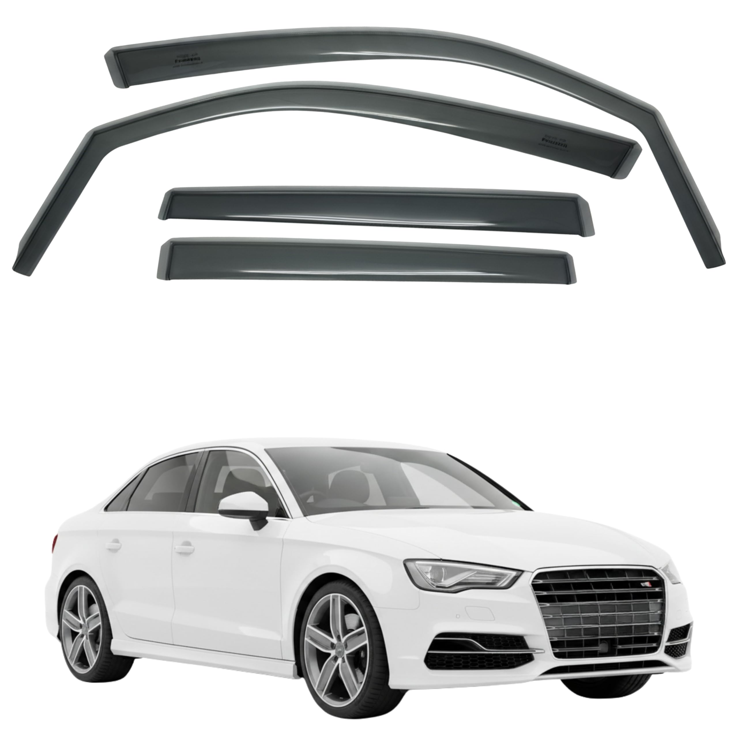 比德堡崁入式晴雨窗【國際標準款】AUDI奧迪 A3 /8V 4D Sedan (S3) 三代 2014-2020