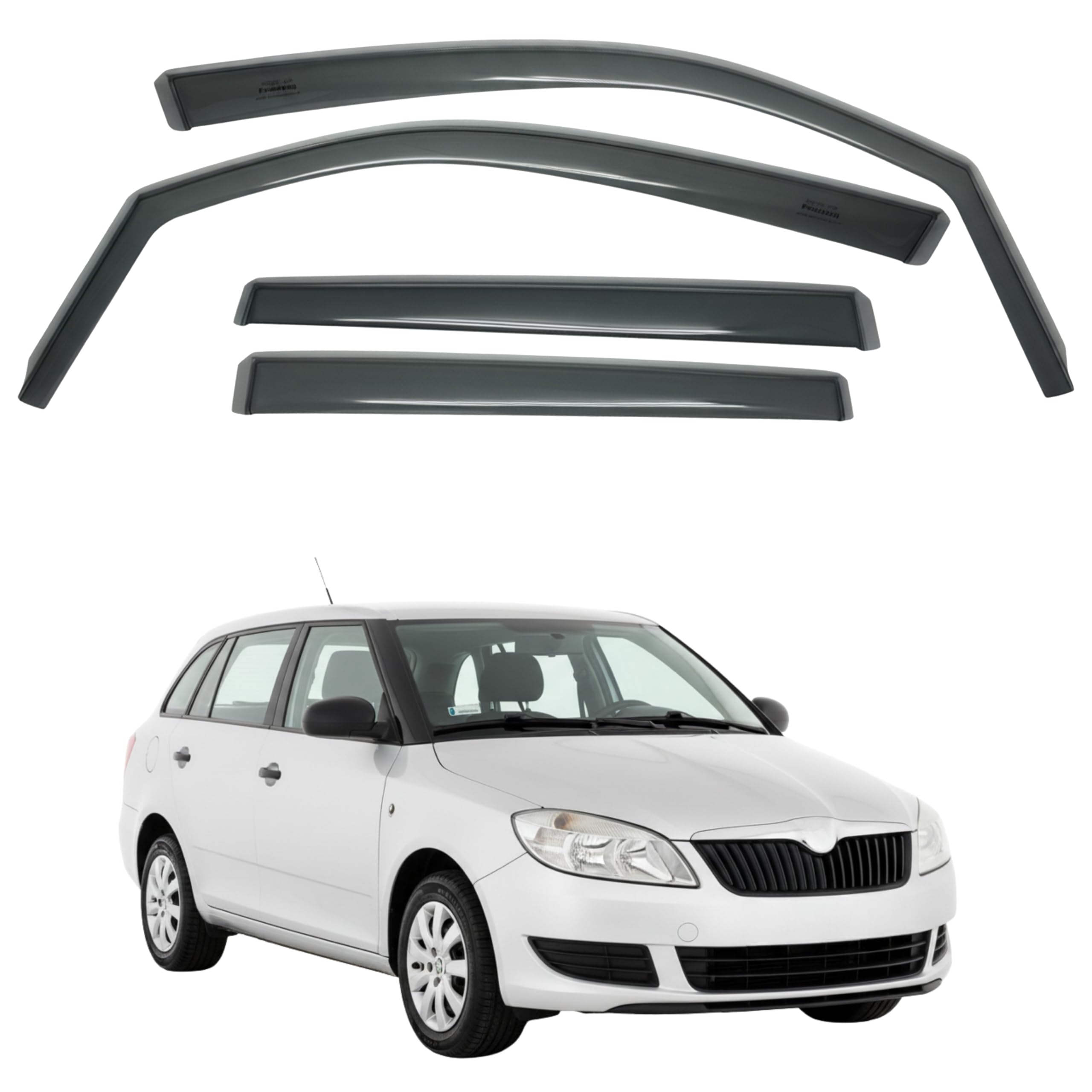 比德堡崁入式晴雨窗【短截款】SKODA斯哥達 FABIA Combi 2010-2014