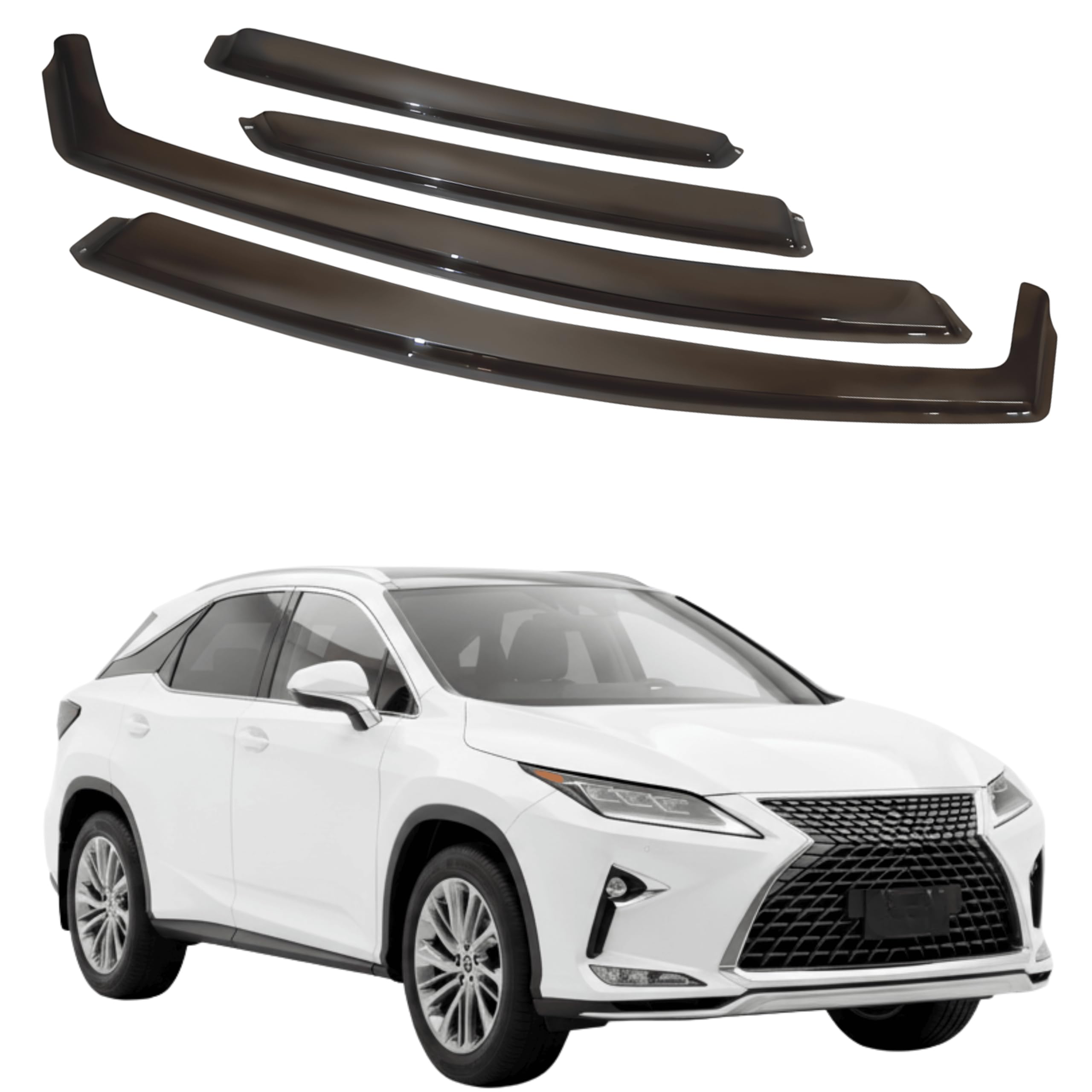 比德堡崁入式晴雨窗【國際標準款】LEXUS凌志 RX450h/RX350/RX200t/Fsport 四代 2016-2022