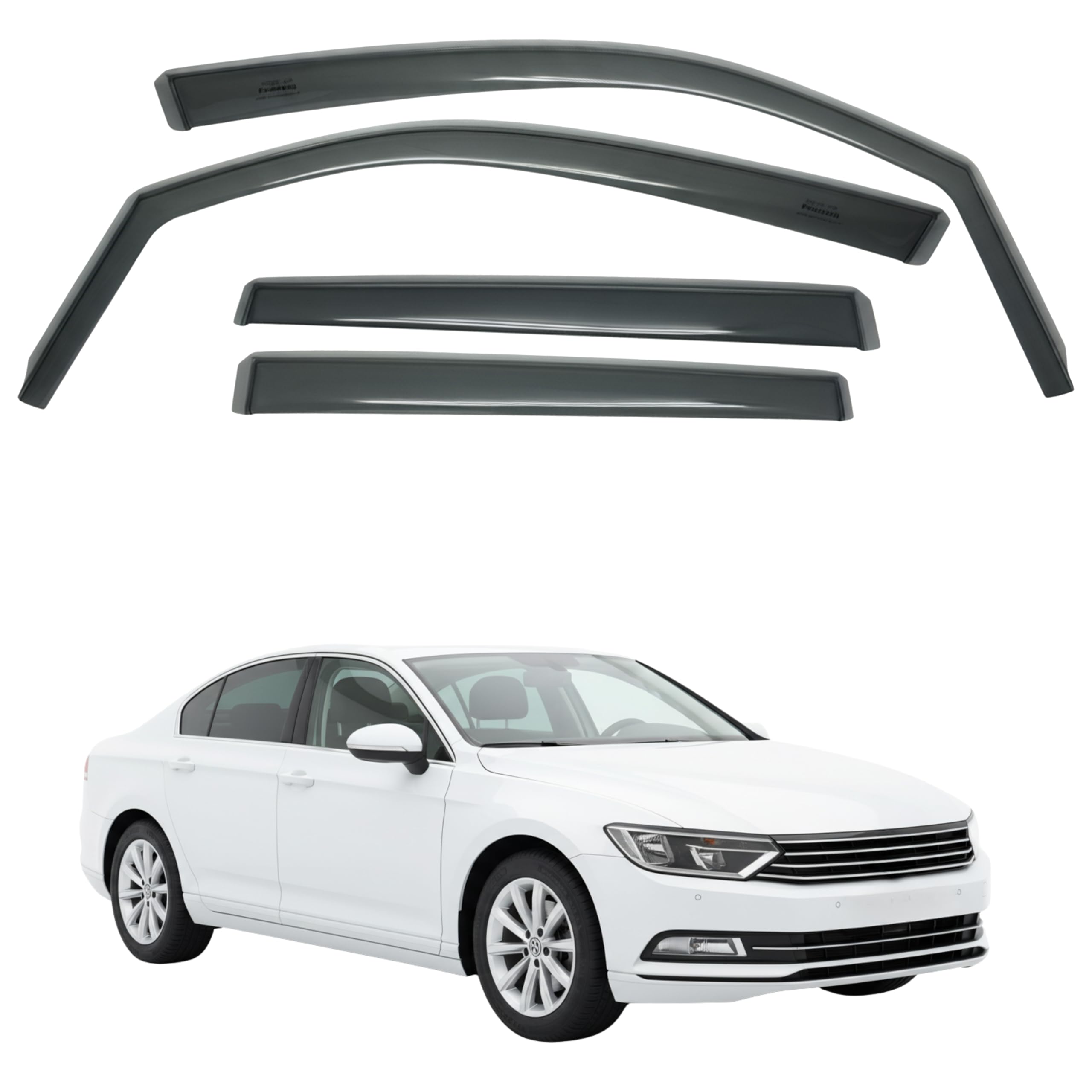 Fresh Air Peterburg In-Channel Window Visors [Short-Length] VW PASSAT B8 VARIANT 2015-2023