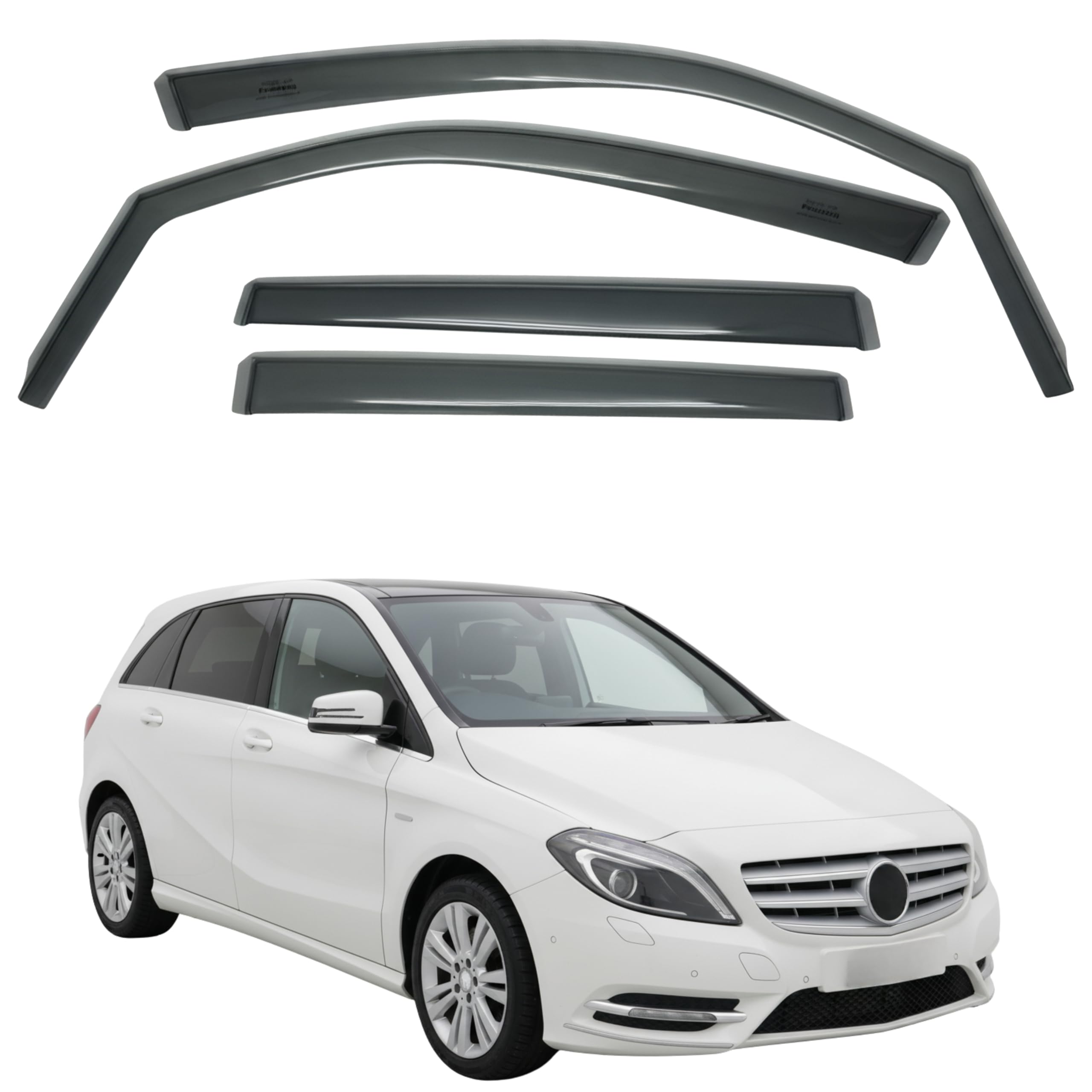 Fresh Air Peterburg In-Channel-Windabweiser [International] M.BENZ B-Class/B200/ W246 Gen 2 2013-2018