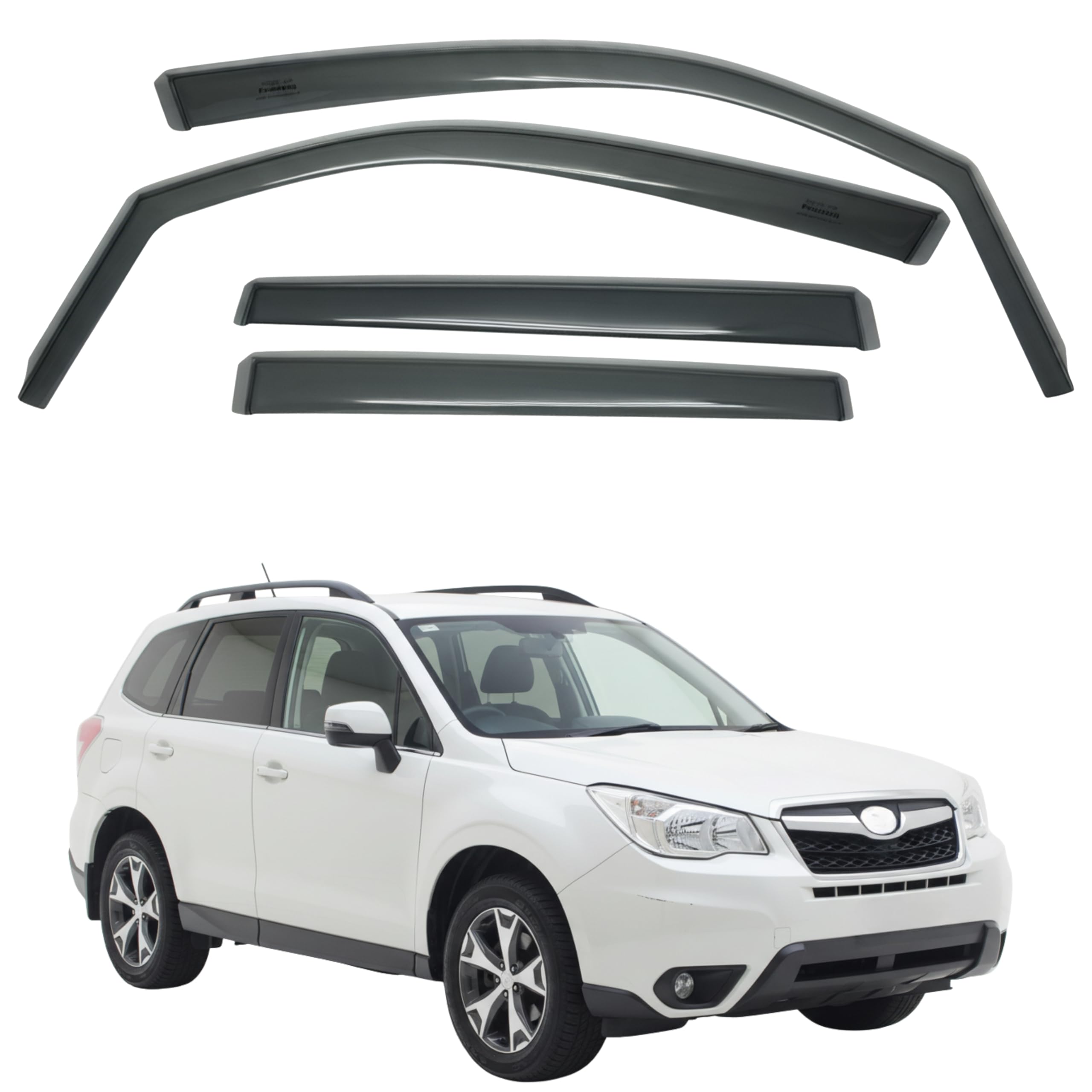 比德堡崁入式晴雨窗【短截款】SUBARU速霸陸 FORESTER 四代 2013-2018