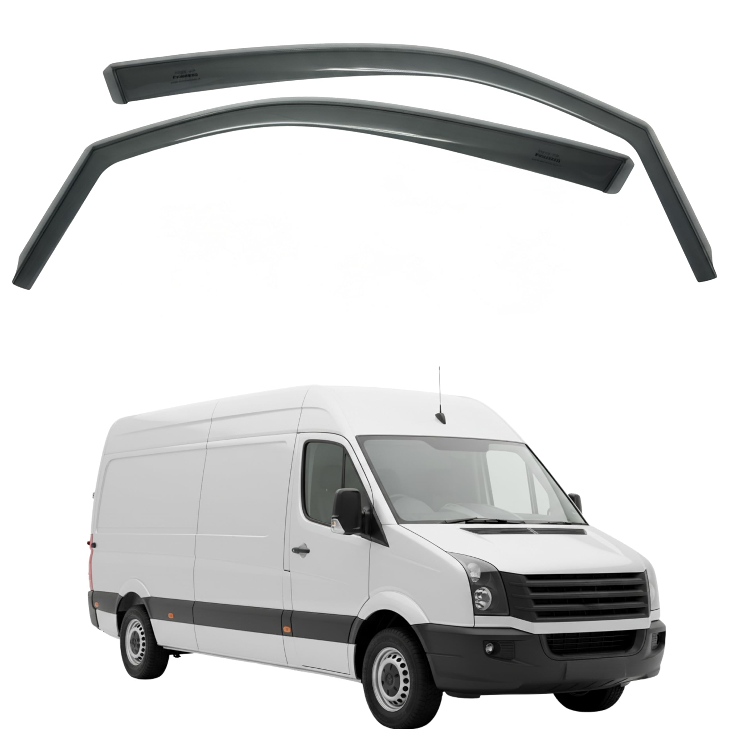 Fresh Air Peterburg In-Channel Window Visors [Short-Length] VW CRAFTER(T5) Gen 1 2008-2017