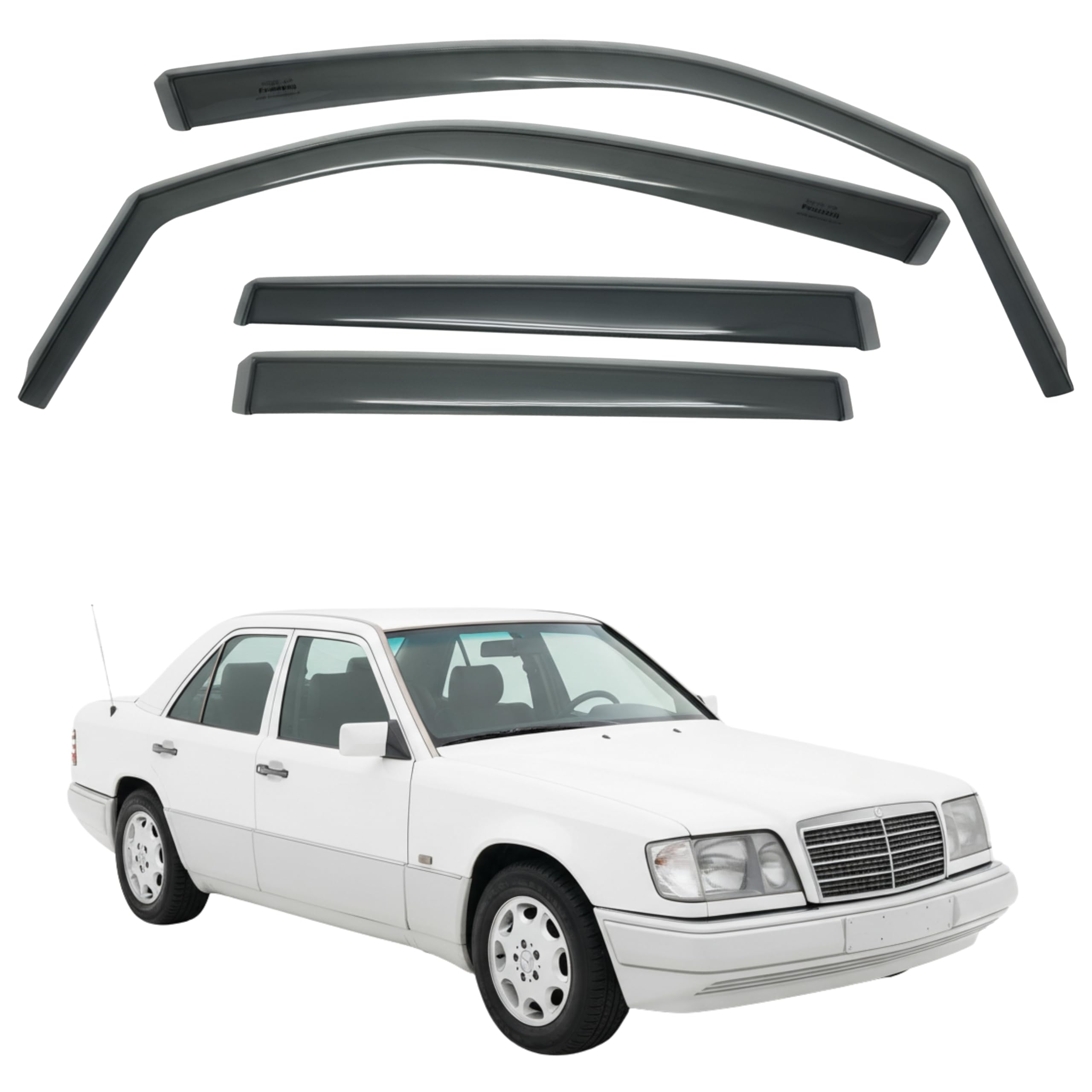 Fresh Air Peterburg In-Channel-Windabweiser [International] M.BENZ E-Class/E220/ W124 1985-1995