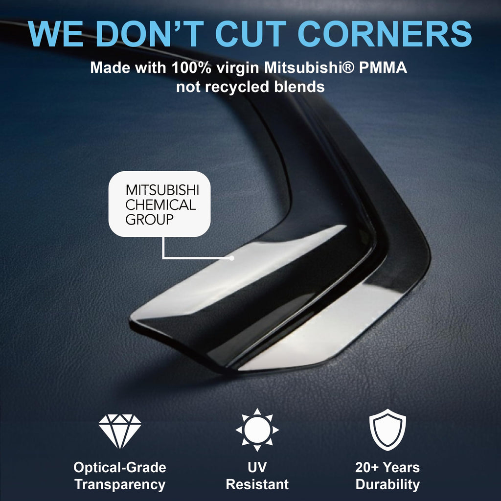 Fresh Air Peterburg Deflectores de ventana de canal [Versión corta] VW T6 2016-