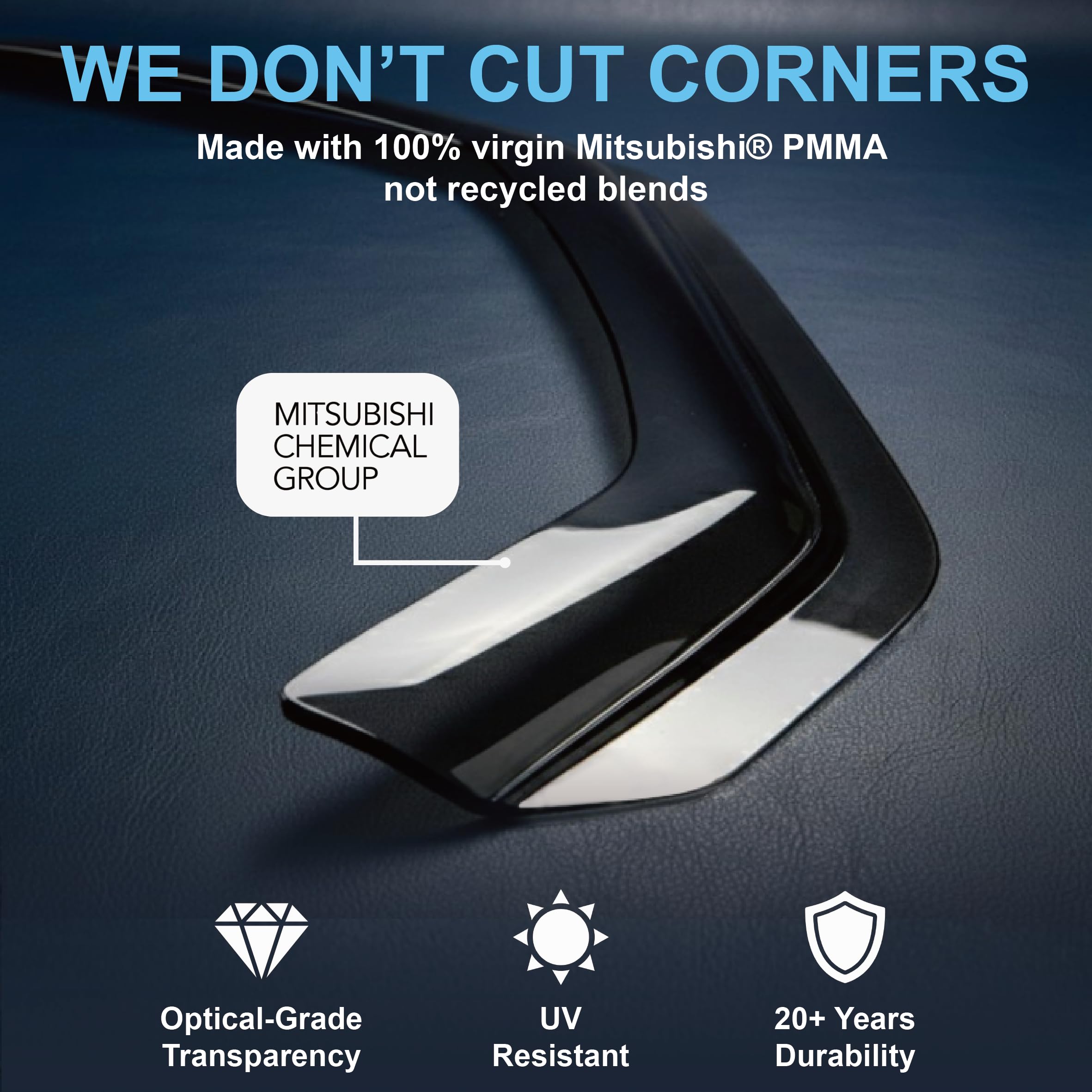 比德堡崁入式晴雨窗【短截款】HONDA本田 CIVIC K8/3D 1996-2001