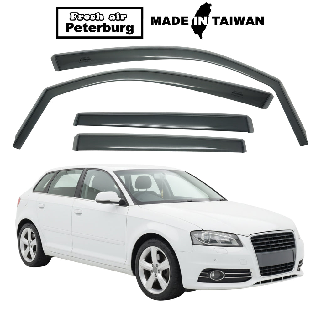 Fresh Air Peterburg In-Channel Window Visors [Short-Length] AUDI A3 /8P 5D 2004-2013