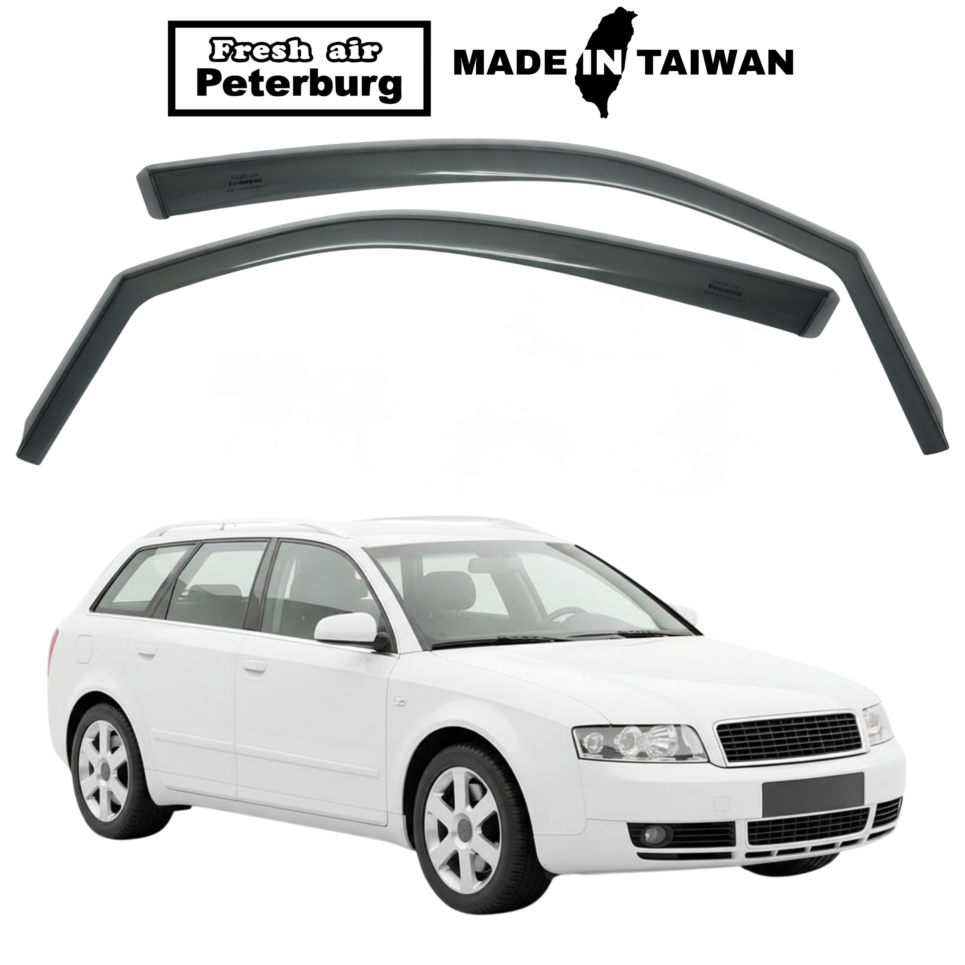 Fresh Air Peterburg In-Channel Window Visors [International Standard] AUDI A4 Avant B6/8E 2001-2005