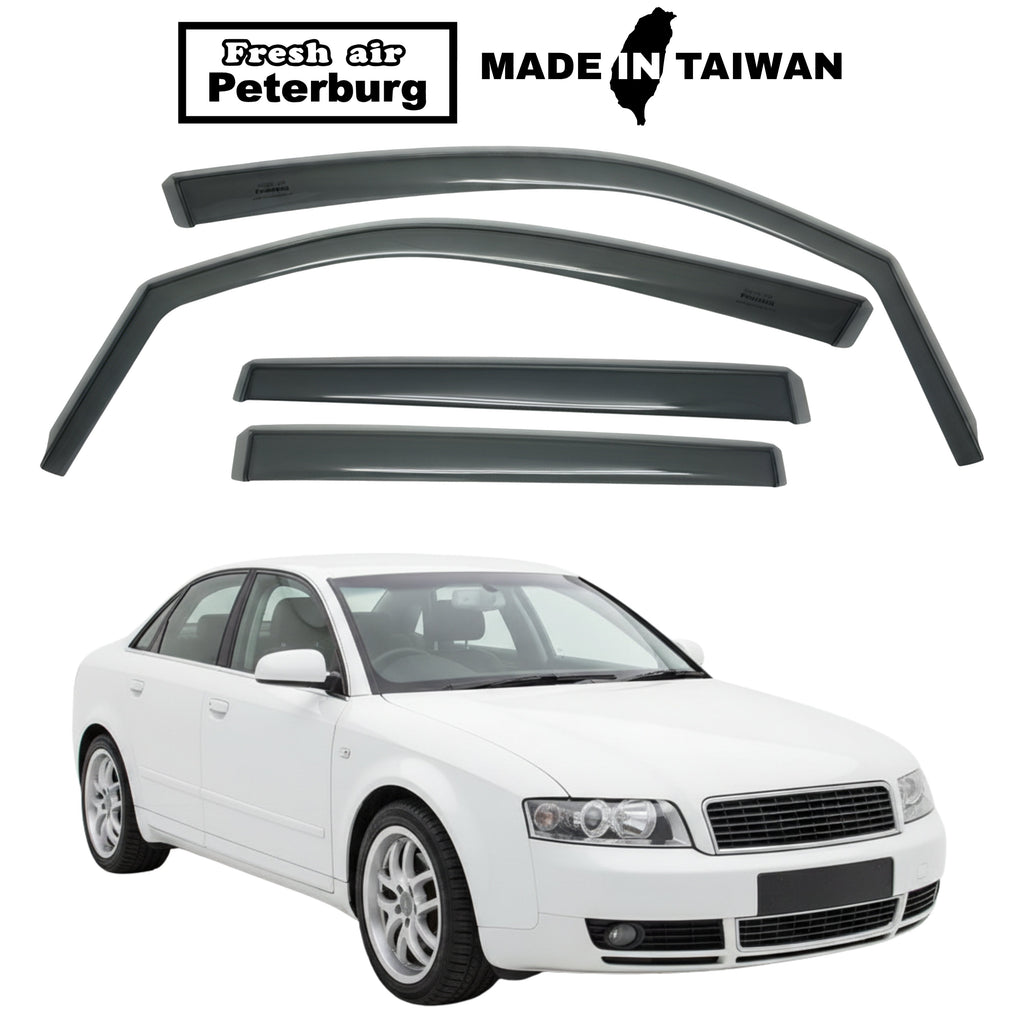 Fresh Air Peterburg In-Channel Window Visors [International Standard] AUDI A4 B6/8E Gen 2 2001-2005