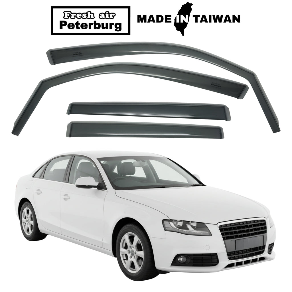 Fresh Air Peterburg In-Channel Window Visors [Short-Length] AUDI A4 B8/8K Gen 4 5D 2008-2016
