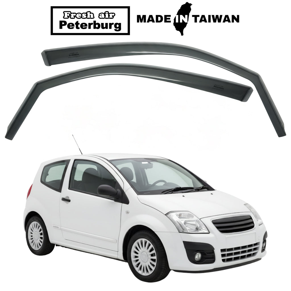 Fresh Air Peterburg In-Channel Window Visors [Short-Length] CITROEN C2/3D 2004-2008