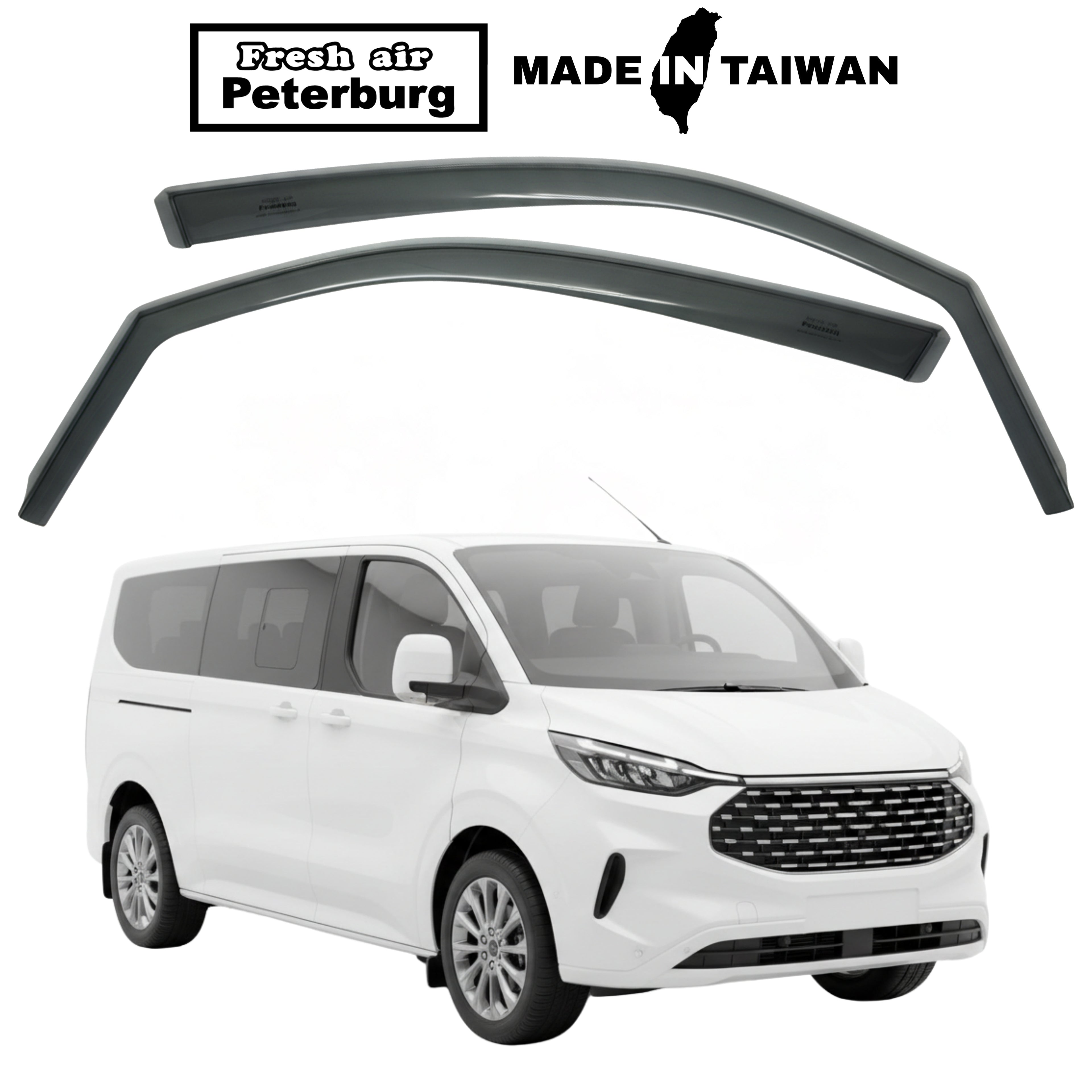 Fresh Air Peterburg In-Channel Window Visors [International Standard] VW T7 Caravelle 2024+