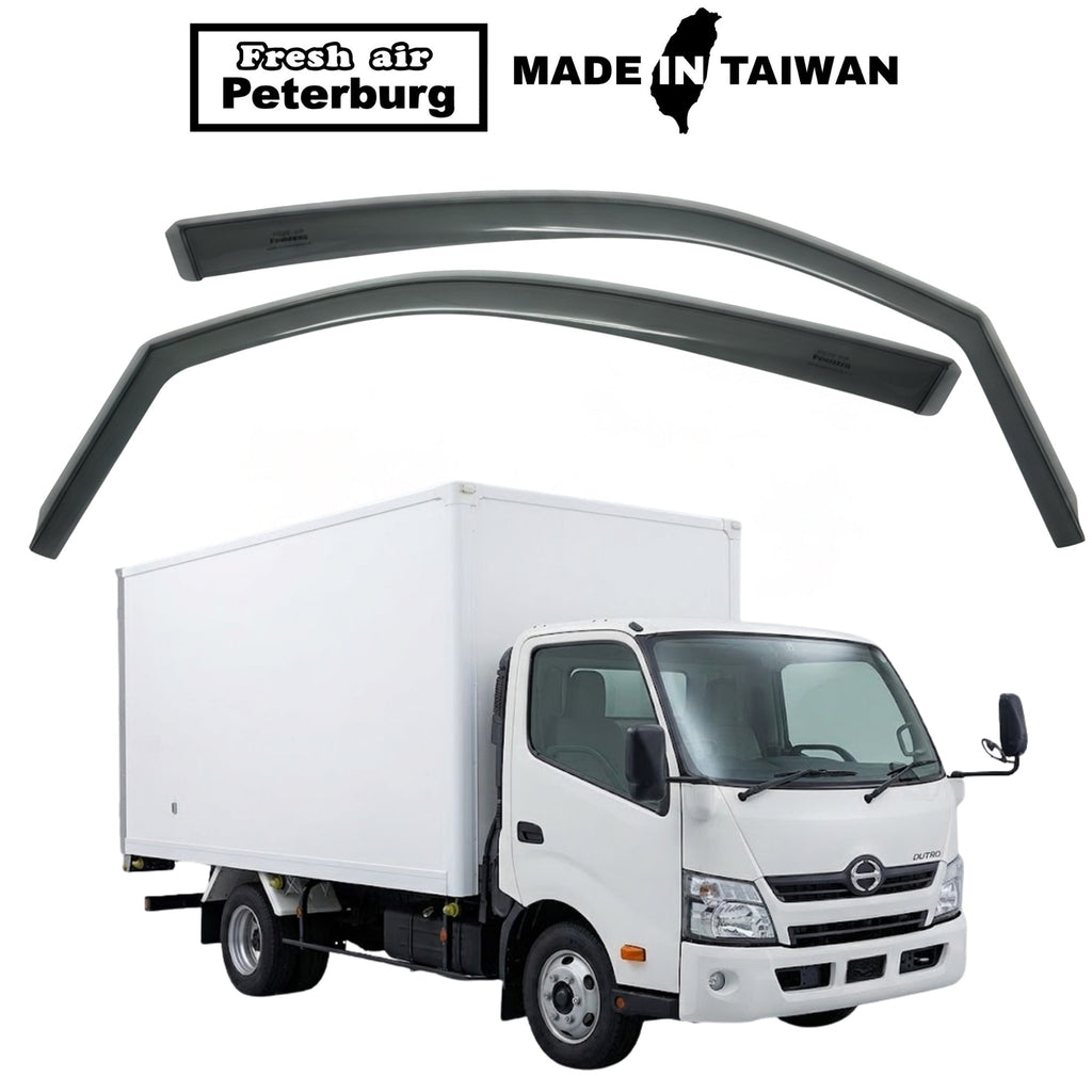 Fresh Air Peterburg In-Channel Window Visors [International Standard] HINO HINO 300 (3.49-ton) 2011-