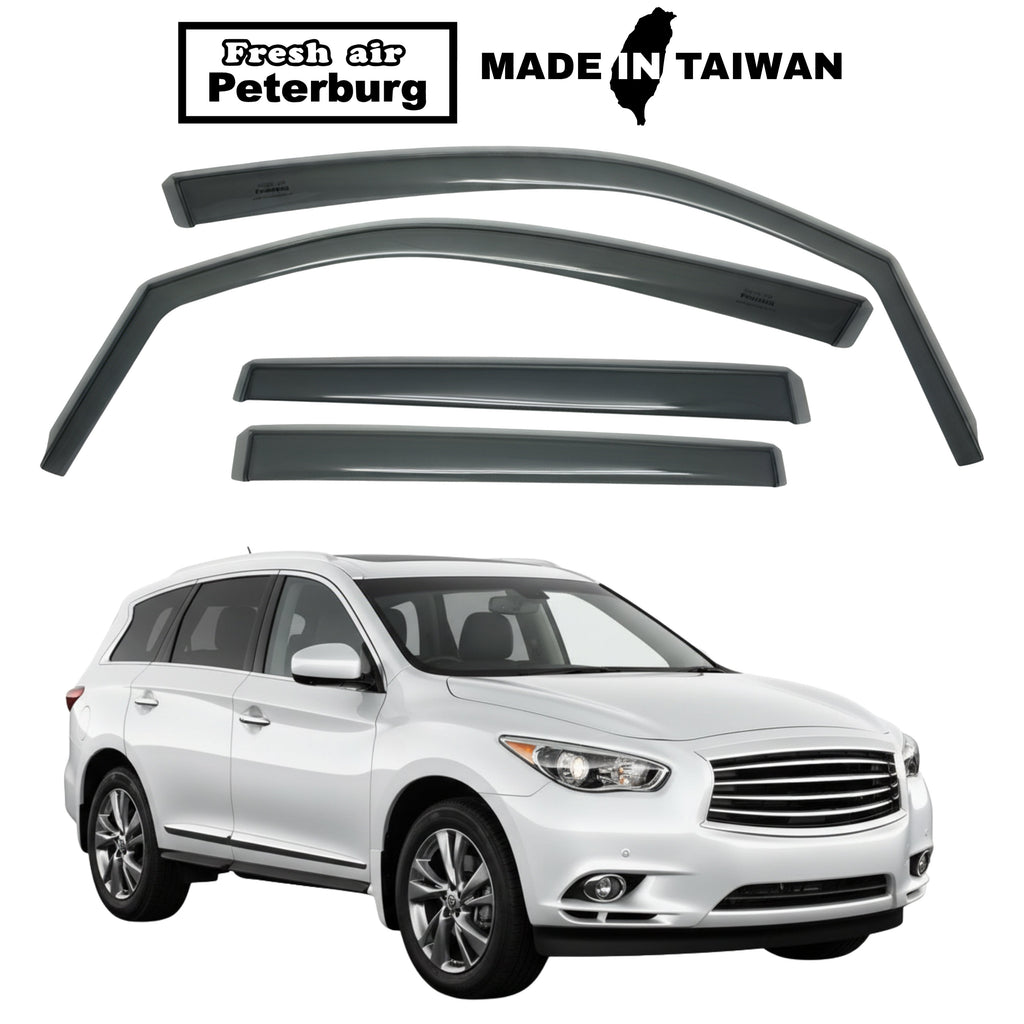 Fresh Air Peterburg In-Channel Window Visors [International Standard] INFINITI JX35 2012-2014