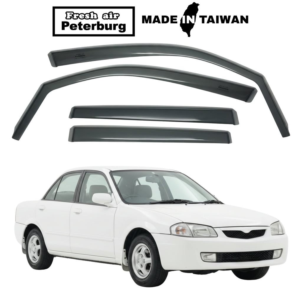 Fresh Air Peterburg In-Channel Window Visors [International Standard] MAZDA Mazda 323 Protégé 1997-2004