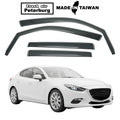 Fresh Air Peterburg In-Channel Window Visors [Short-Length] MAZDA Mazda 3 5D Gen 3 2015-2018